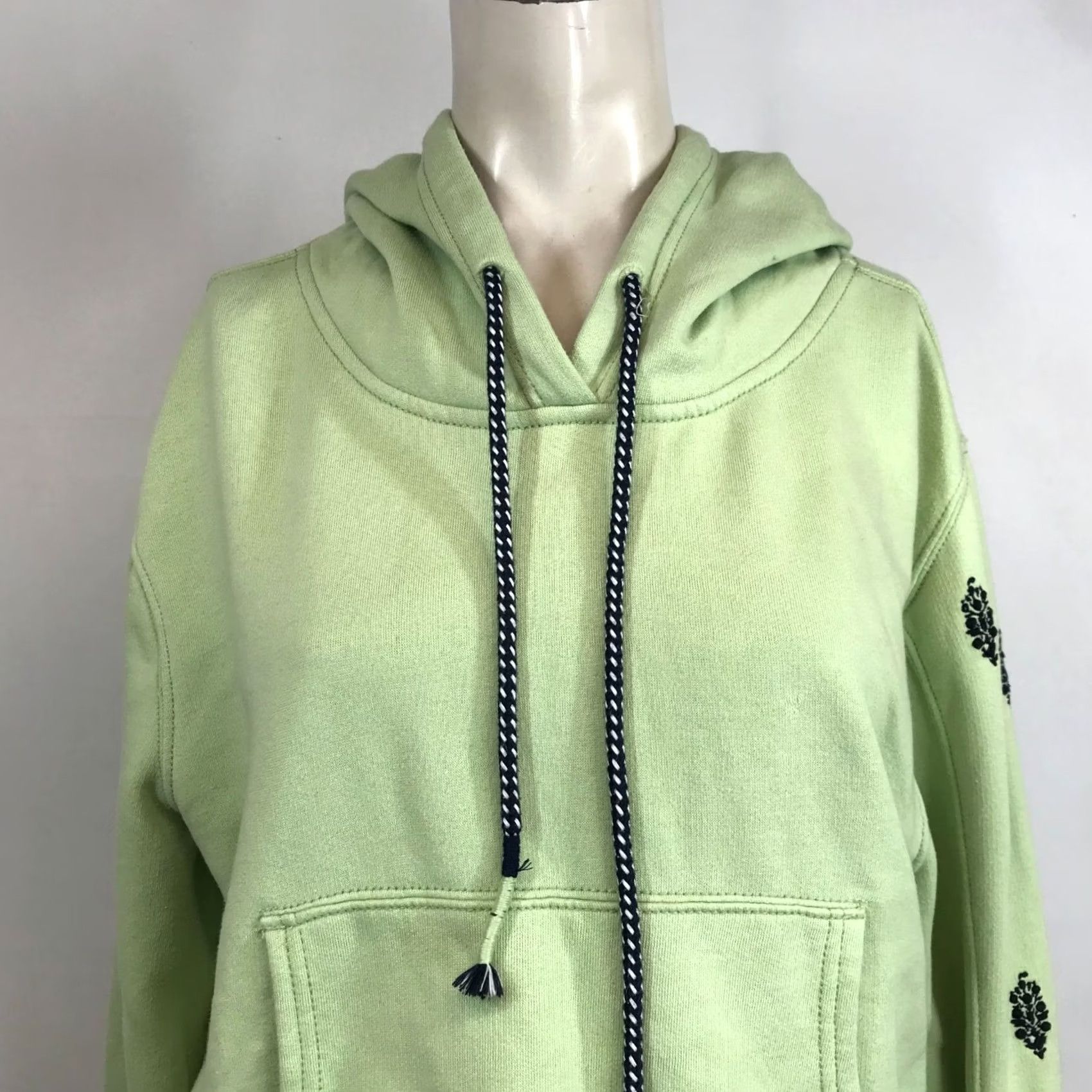 Vintage FREE MOVEMENT Sweatshirt Hooded Green Cotton Blend Women's XL RUN OUT Size XL / US 12-14 / IT 48-50 - 3 Thumbnail