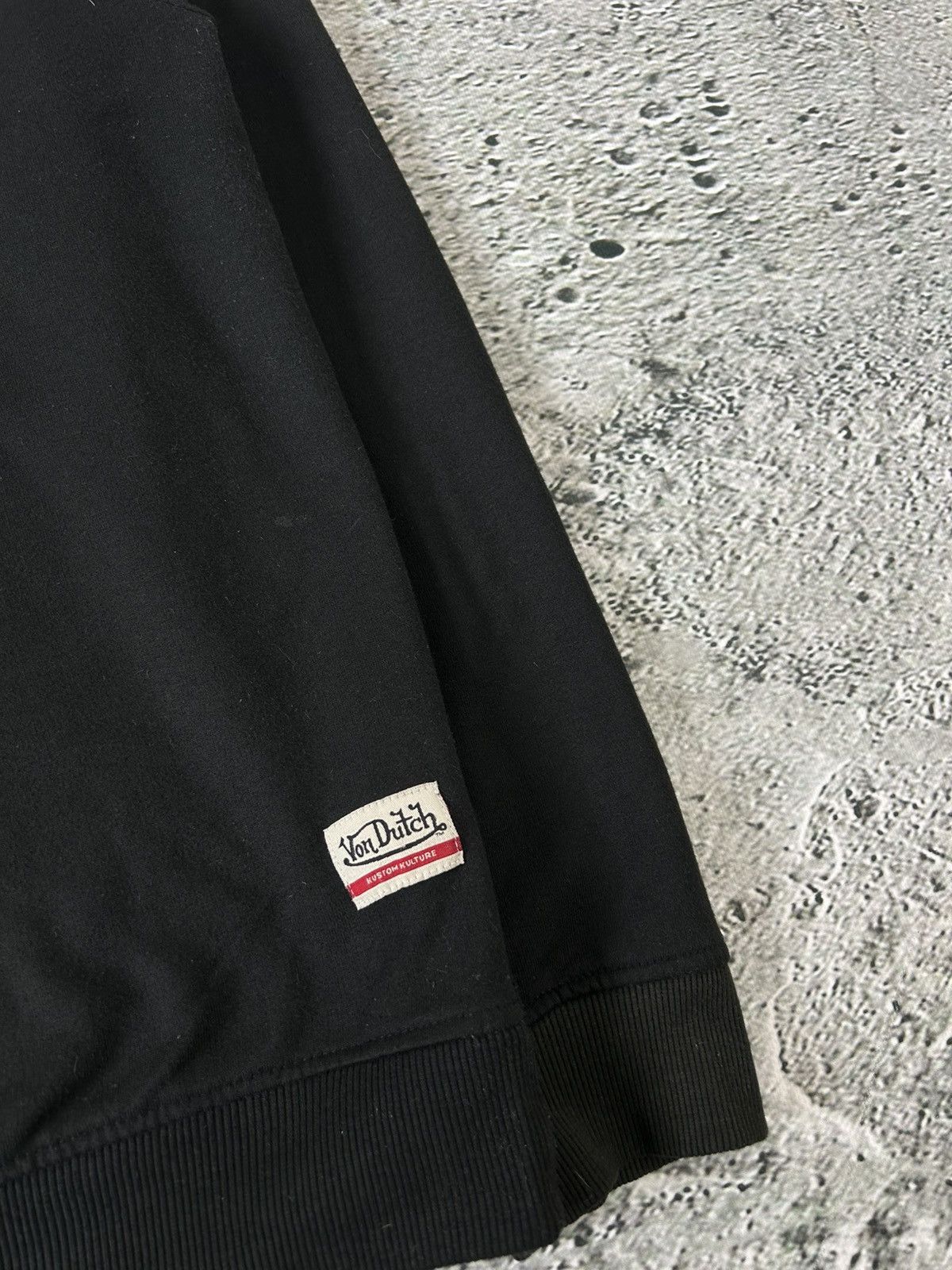 Vintage × Von Dutch Von Dutch Sweatshirt vintage Big Logo black Y2K crewneck Size US L / EU 52-54 / 3 - 3 Thumbnail