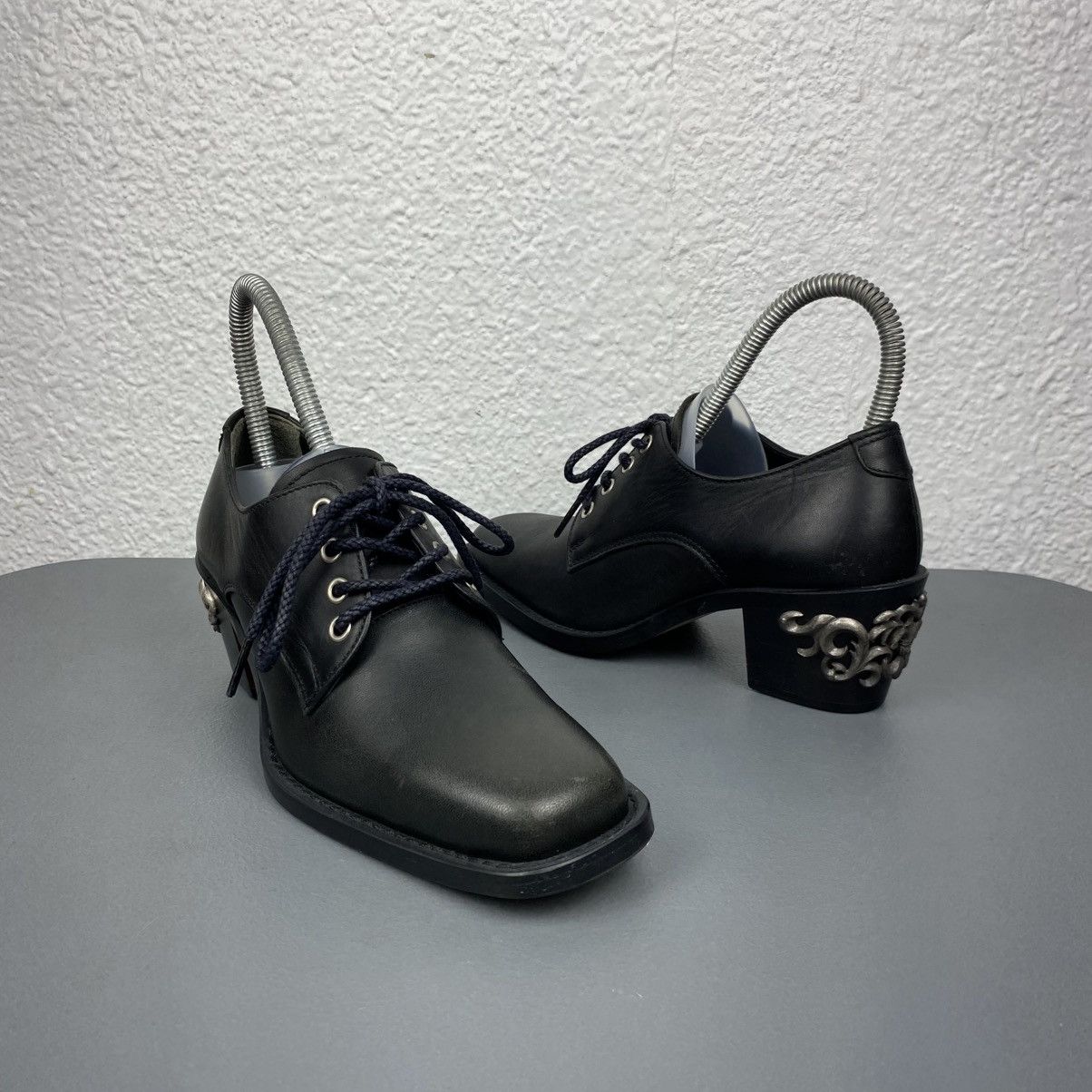 Yohji Yamamoto Yoshiko Creation Paris Square Toe Shoes Size US 6 / IT 36 - 3 Thumbnail
