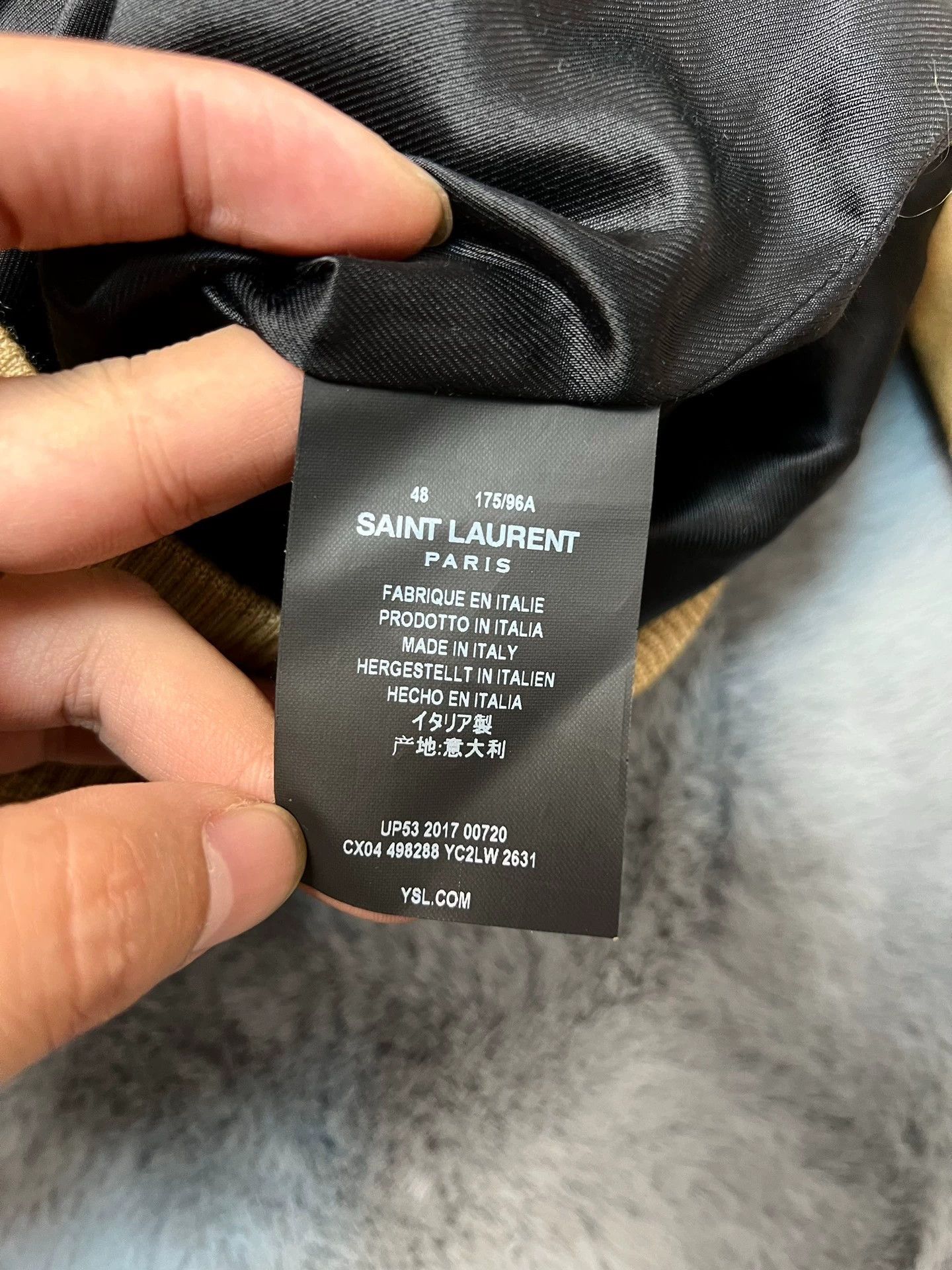 Saint Laurent Paris Authentic Saint Laurent SLP suede leather jacket Size US M / EU 48-50 / 2 - 5 Thumbnail