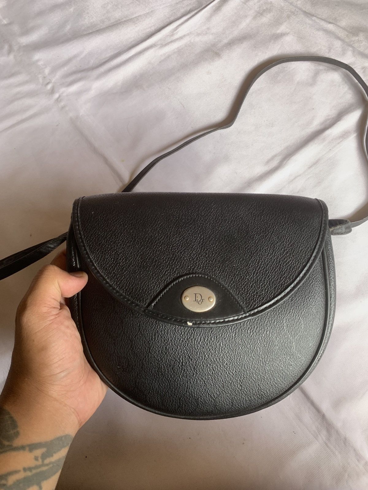 Dior Vintage Christian Dior Honeycomb Mini Crossbody Sling Bag Size ONE SIZE - 1 Thumbnail