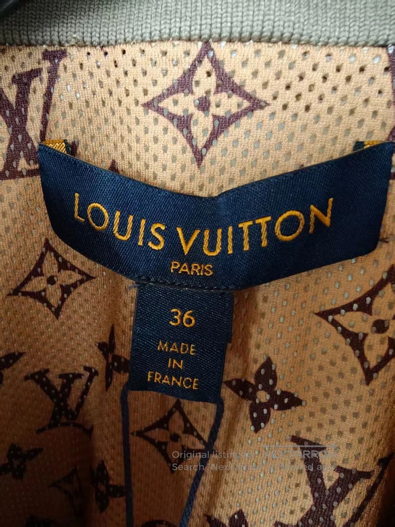 Louis Vuitton LV Metallic Gold Jacket. Size US M / EU 48-50 / 2 - 4 Thumbnail
