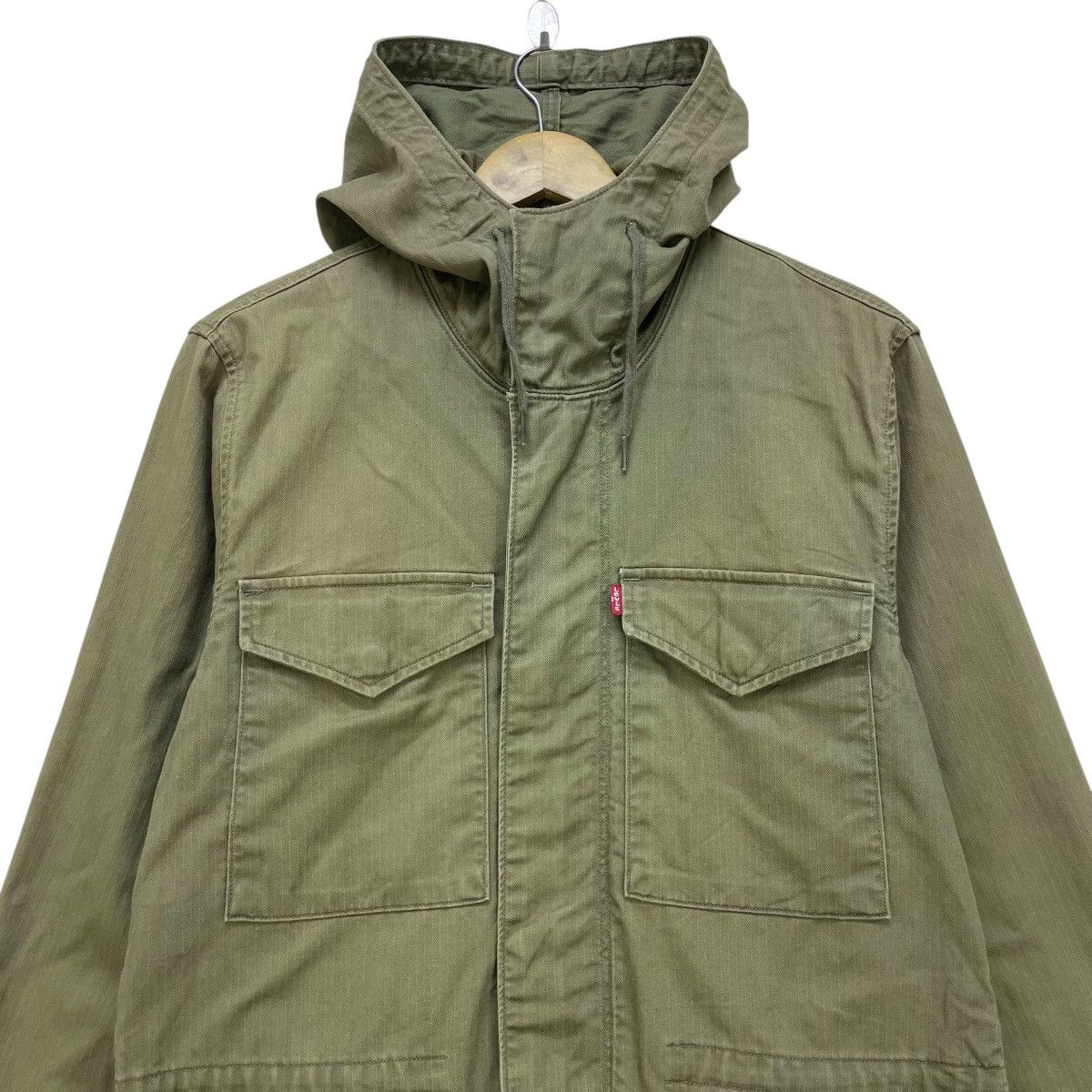 Levi's 💥Vintage Levis Hooded Parka Jacket Styled Utility Us Army Size US M / EU 48-50 / 2 - 3 Thumbnail