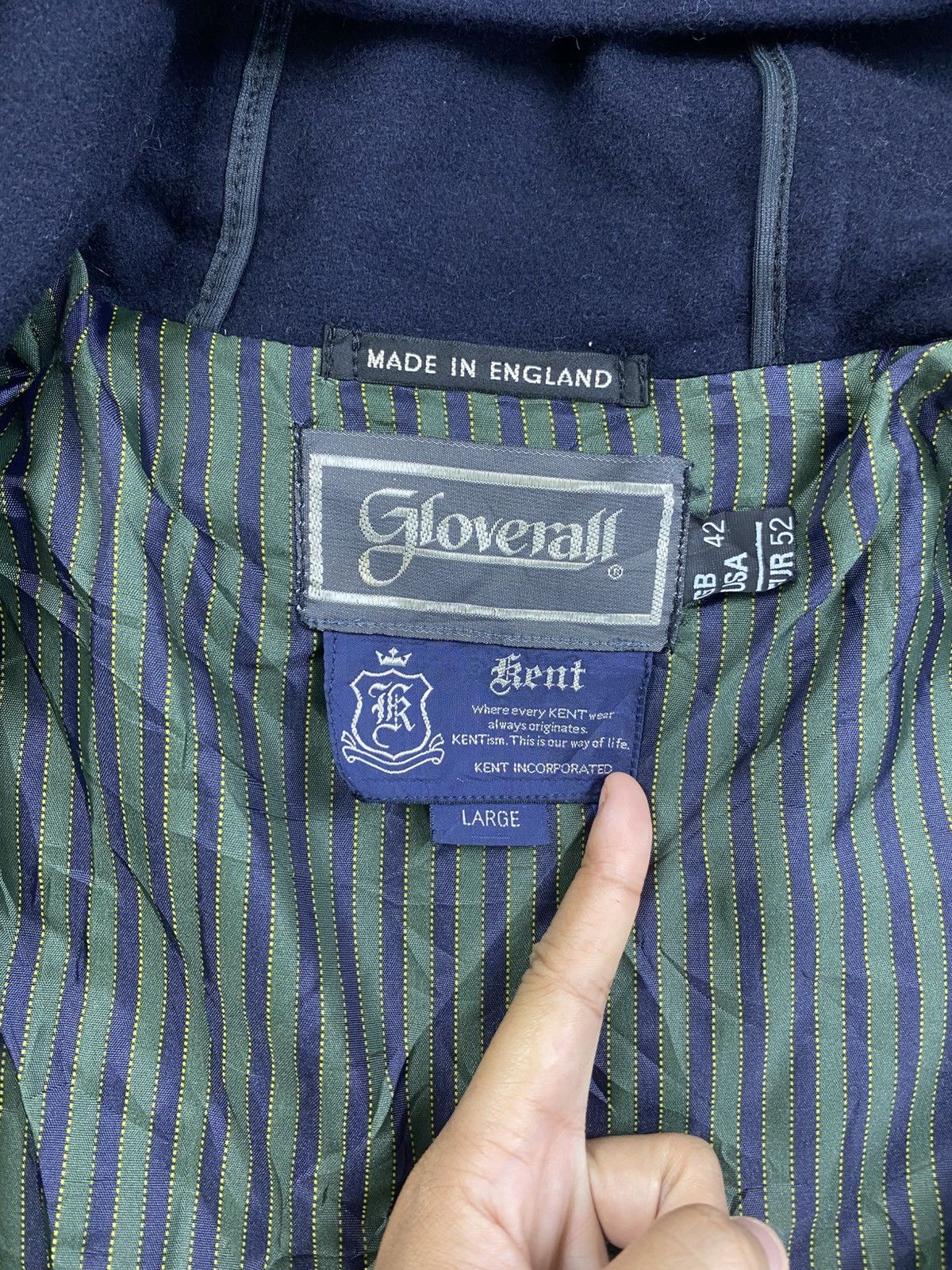 Gloverall Vintage Gloverall X Kent England Duffle Coat Wool Jacket Size US L / EU 52-54 / 3 - 9 Thumbnail