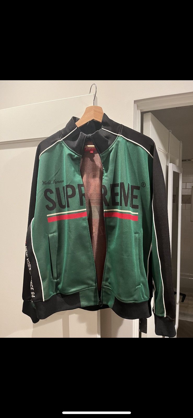 Supreme Jacquard Track Jacket | Grailed