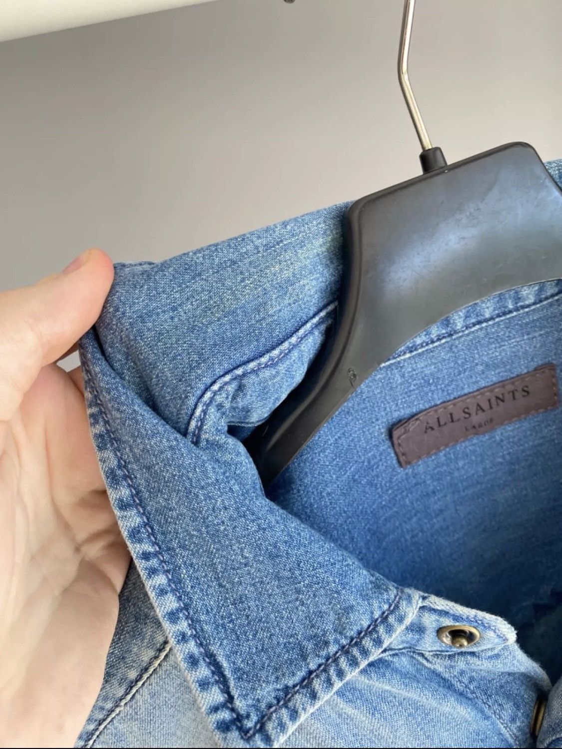 Allsaints Allsaints Denim Shirt Size US S / EU 44-46 / 1 - 6 Thumbnail