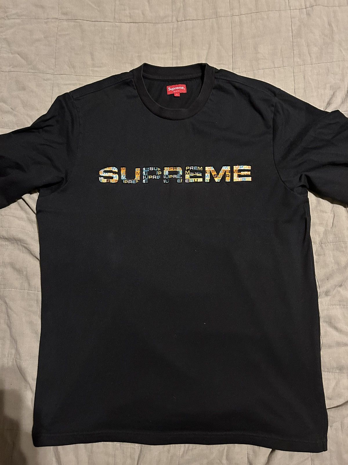 Supreme Supreme Meta Logo LS Grailed