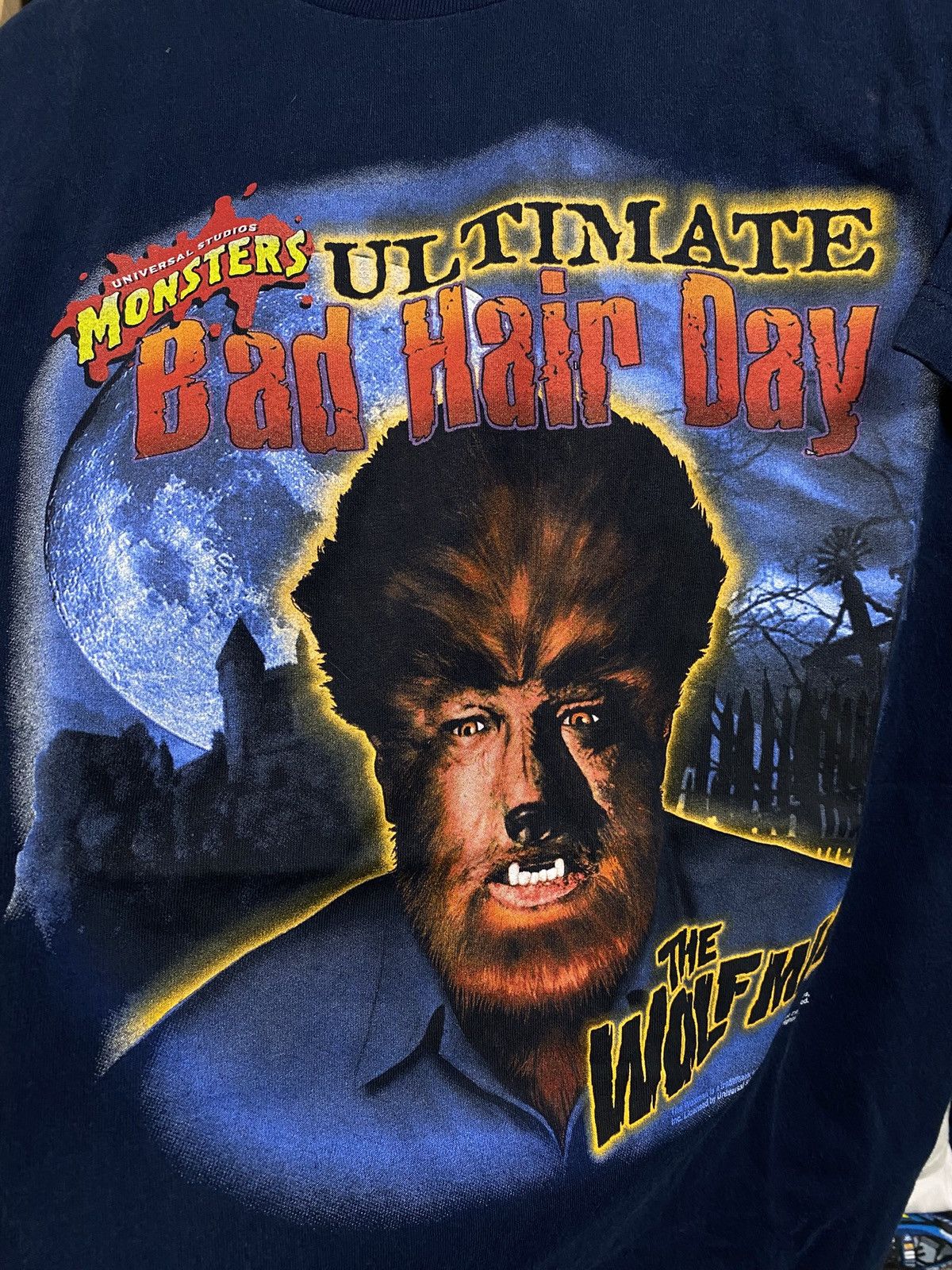Vintage Vintage 90’s Wolfman T-Shirt Universal Studios Large Size US L / EU 52-54 / 3 - 5 Thumbnail