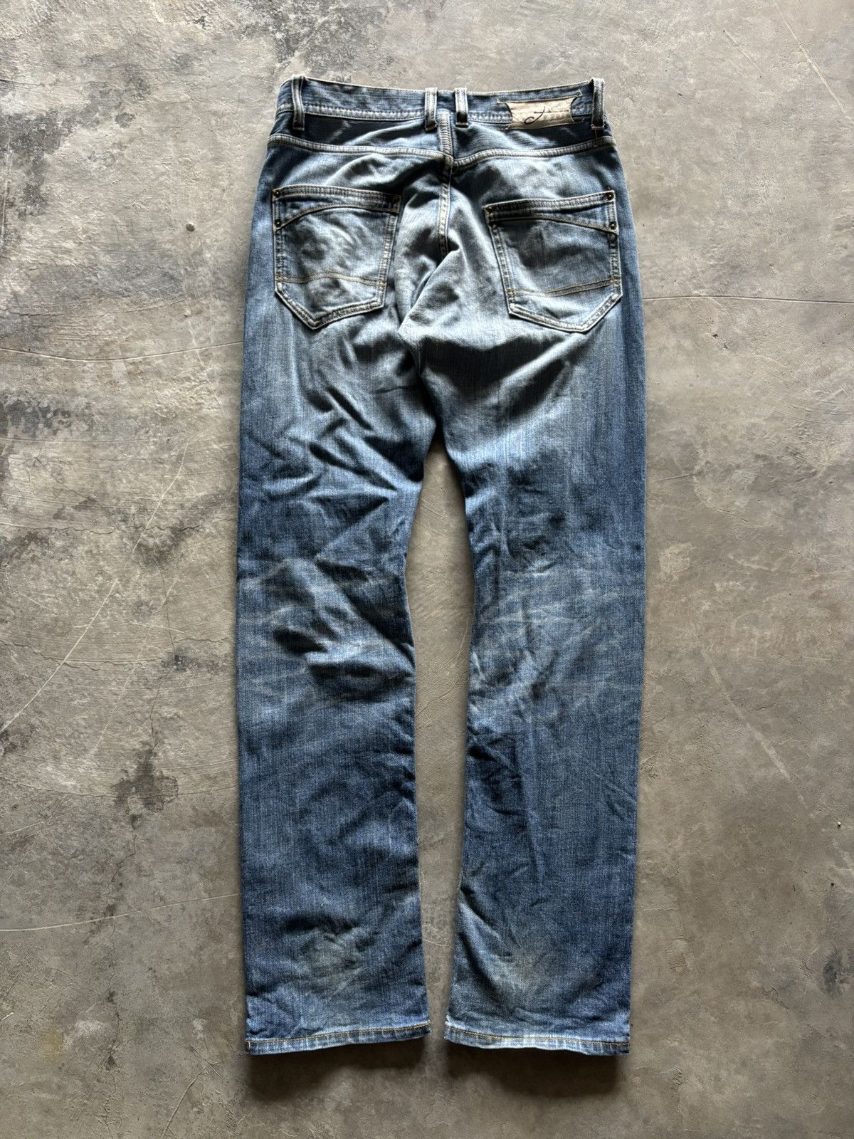 TETE HOMME distressed japanese issey miyake washed grunge
