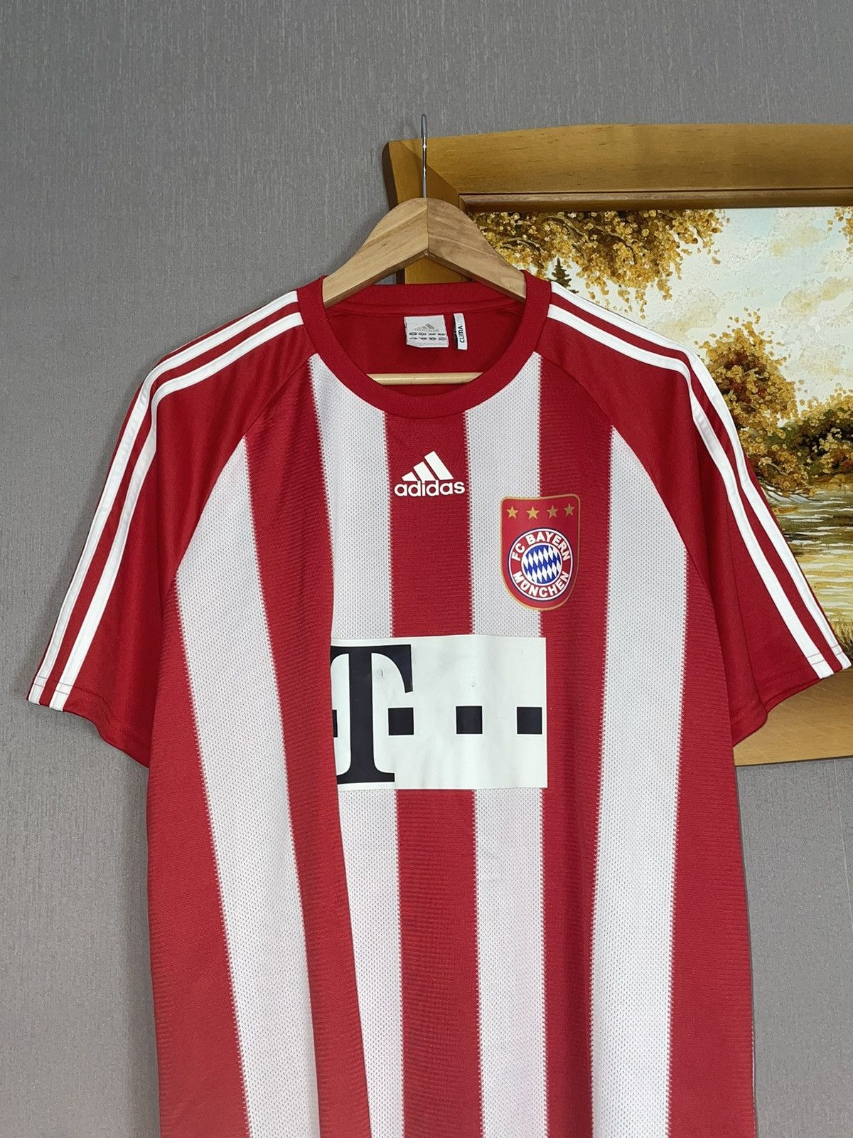 Adidas × Vintage Rare Vintage 2010 Bayern Munchen Home Jersey Size US L / EU 52-54 / 3 - 6 Thumbnail