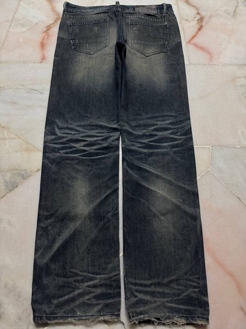 Tornado Mart 💥INSANE💥90s Invisble Japan Dark Clawmark Sick Distressed Size US 32 / EU 48 - 9 Thumbnail