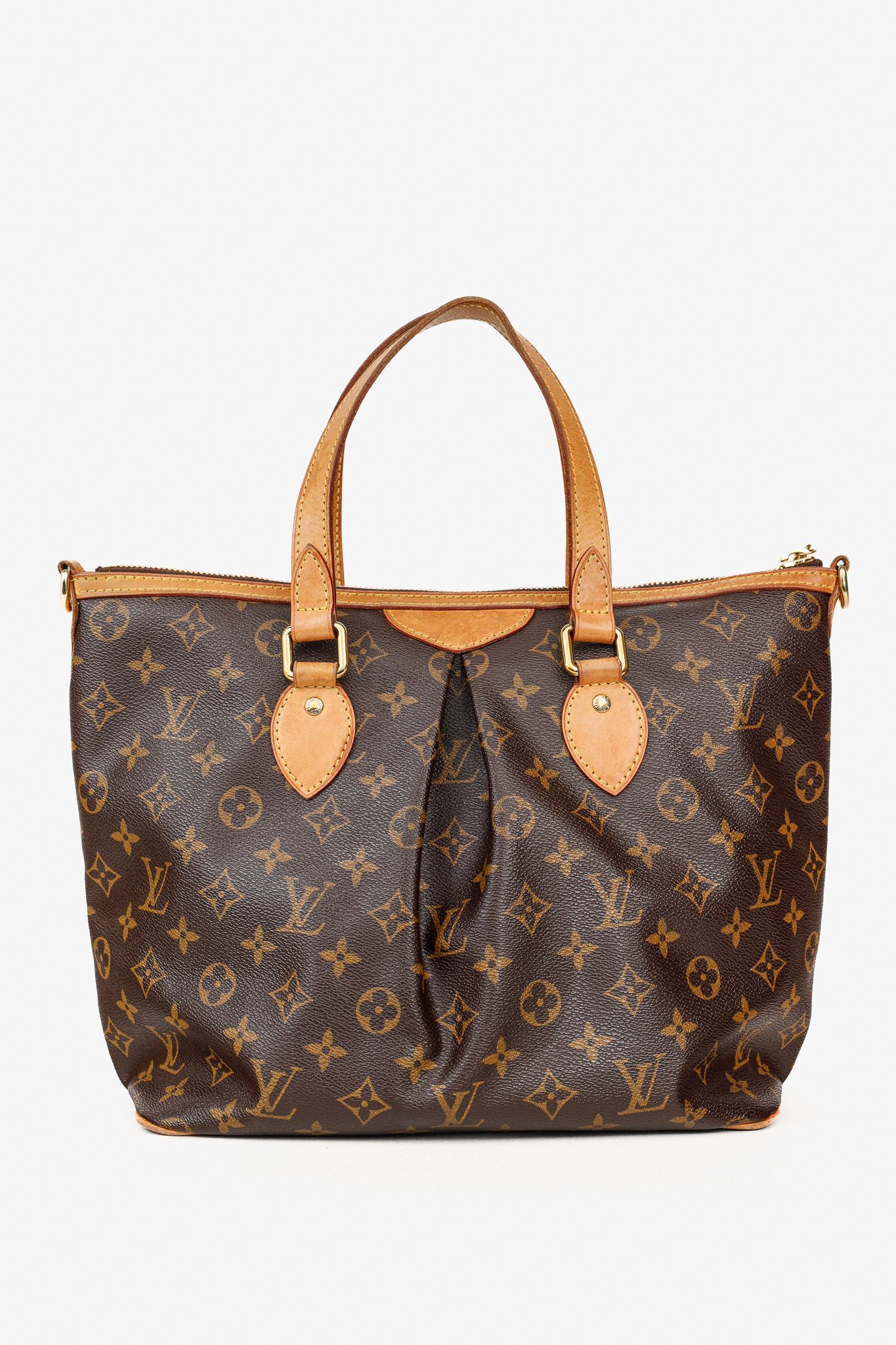 Louis Vuitton Louis Vuitton Monogram Canvas Brown Palermo PM Bag Size ONE SIZE - 4 Thumbnail