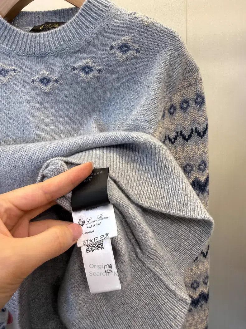 Loro Piana Loro Piana Cashmere Jacquard Sweater Size XS / US 0-2 / IT 36-38 - 5 Thumbnail