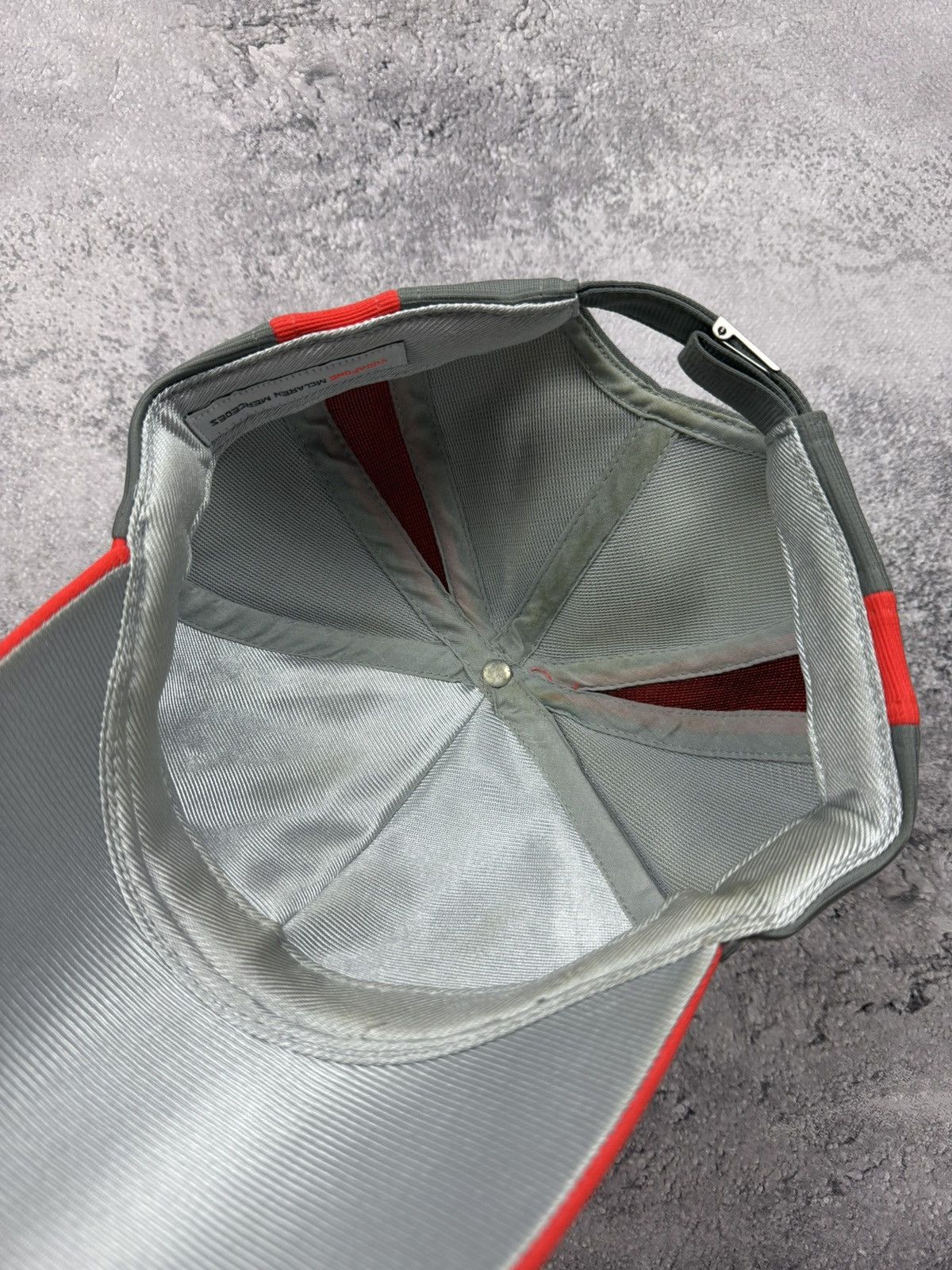 Malcolm McLaren Vintage Vodafone McLaren Mercedes F1 Racing Cap Hat MP4-27 Size ONE SIZE - 12 Thumbnail