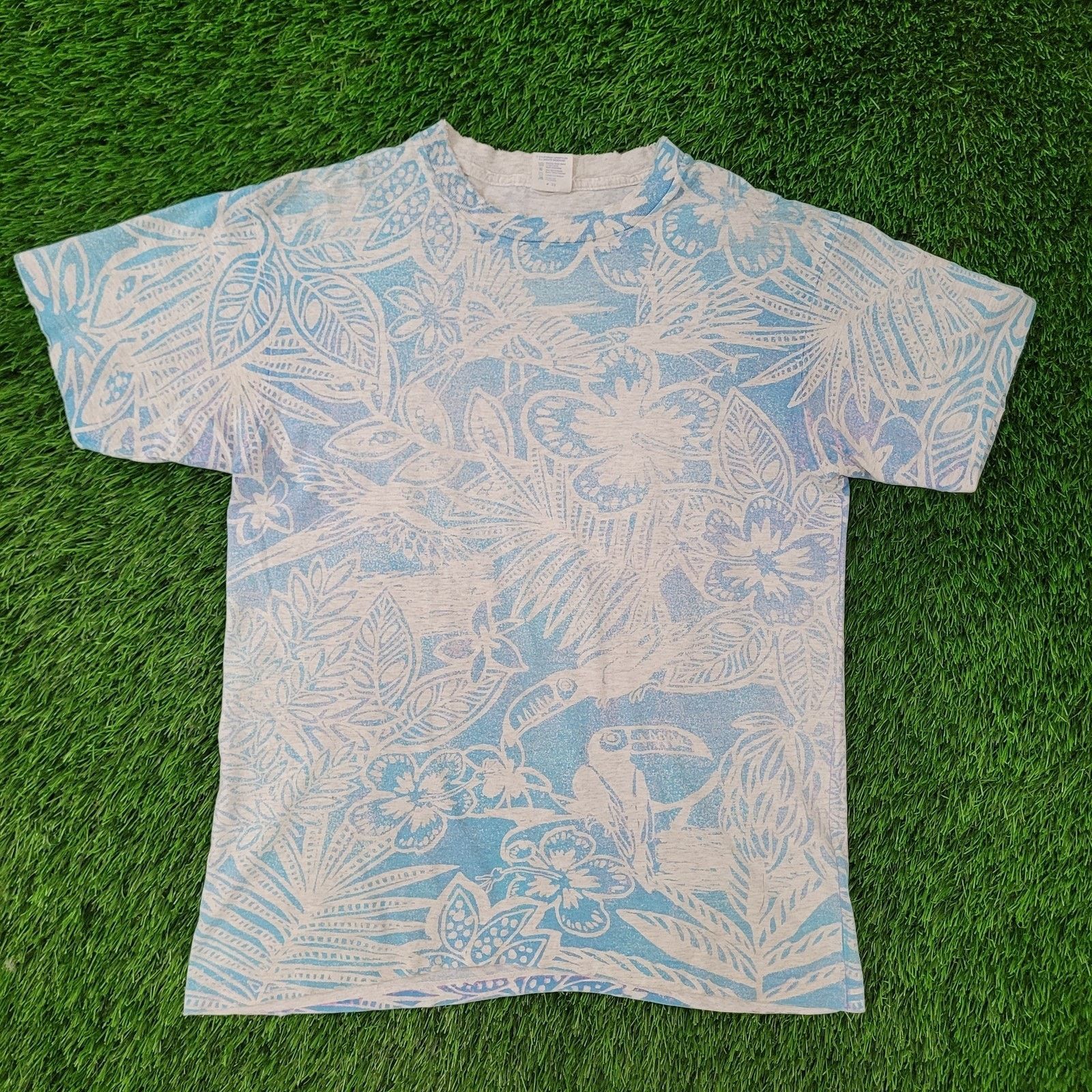 Other Vintage 80s Tropical Hawaii Shirt Womens Large 21x26 AOP USA Size L / US 10 / IT 46 - 1 Thumbnail