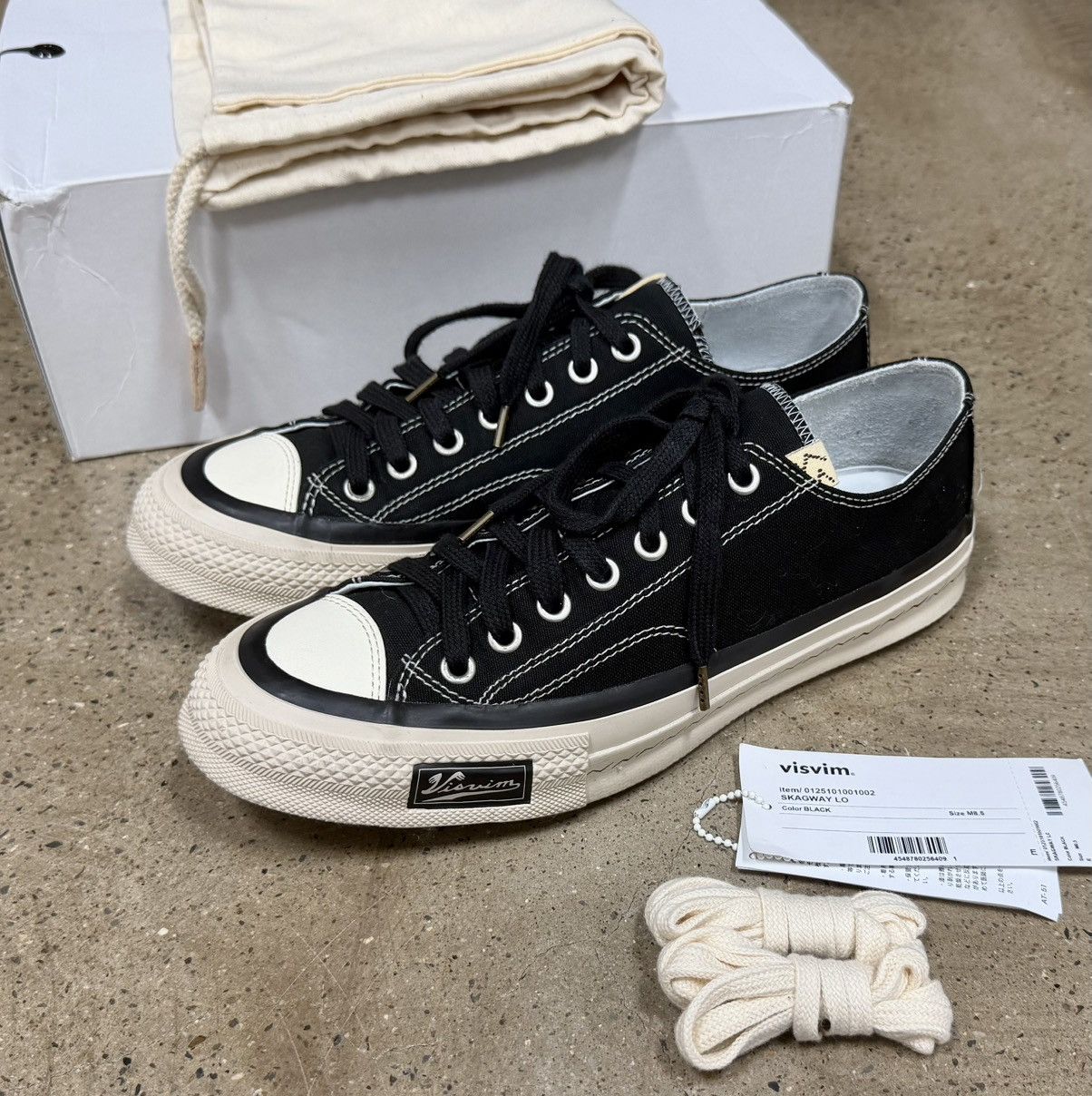 Visvim Visvim 25ss Skagway Lo M8.5 Black Size US 8.5 / EU 41-42 - 1 Thumbnail