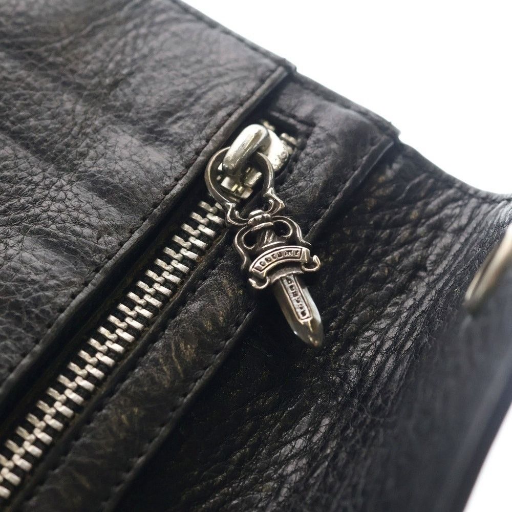 Chrome Hearts Chrome Hearts Wave Leather Wallet Black BCA375 Size ONE SIZE - 5 Thumbnail