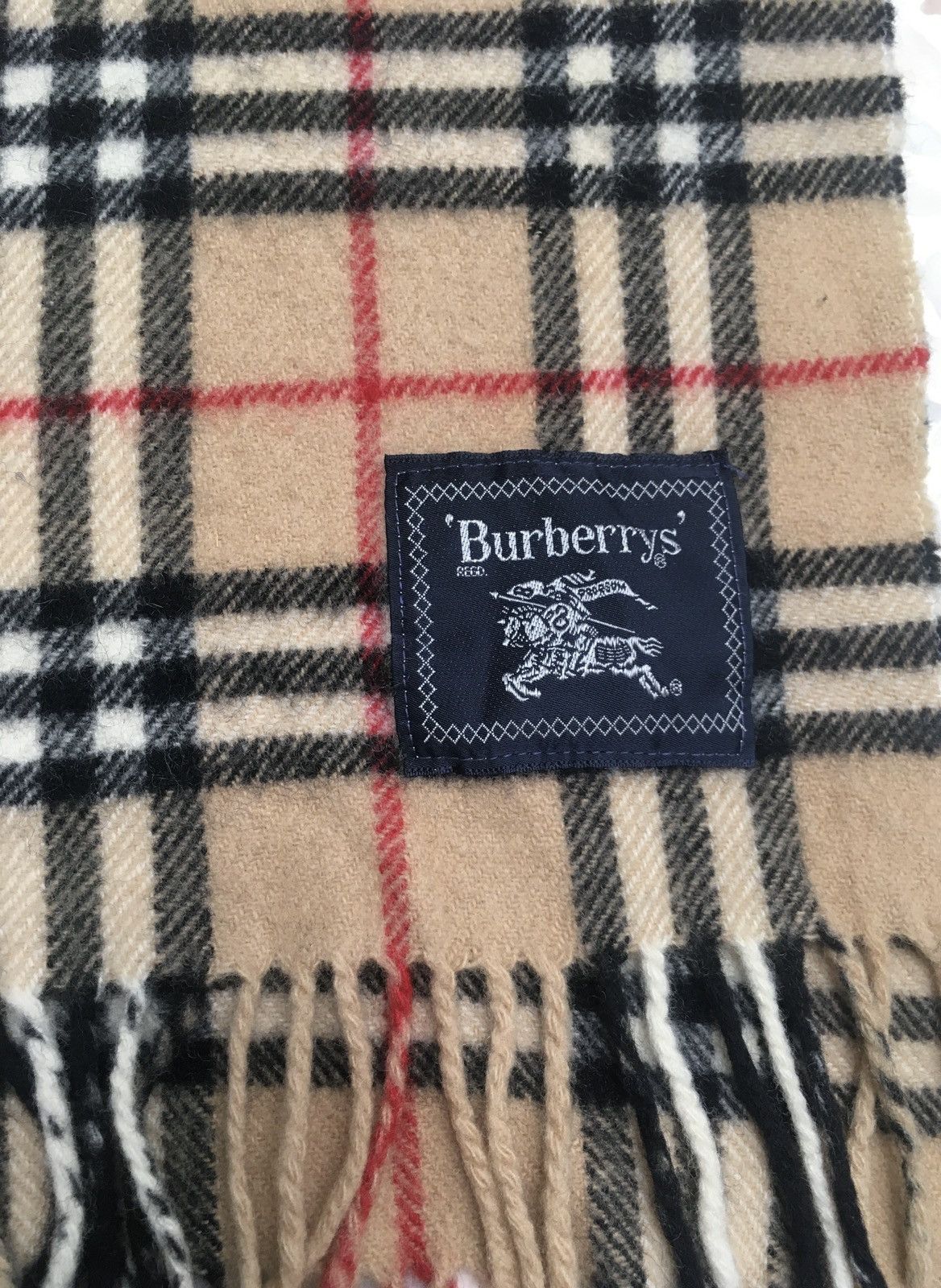 Burberry Rare Design Vintage Brand Burberry's England Scarves 1990s Size ONE SIZE - 5 Thumbnail