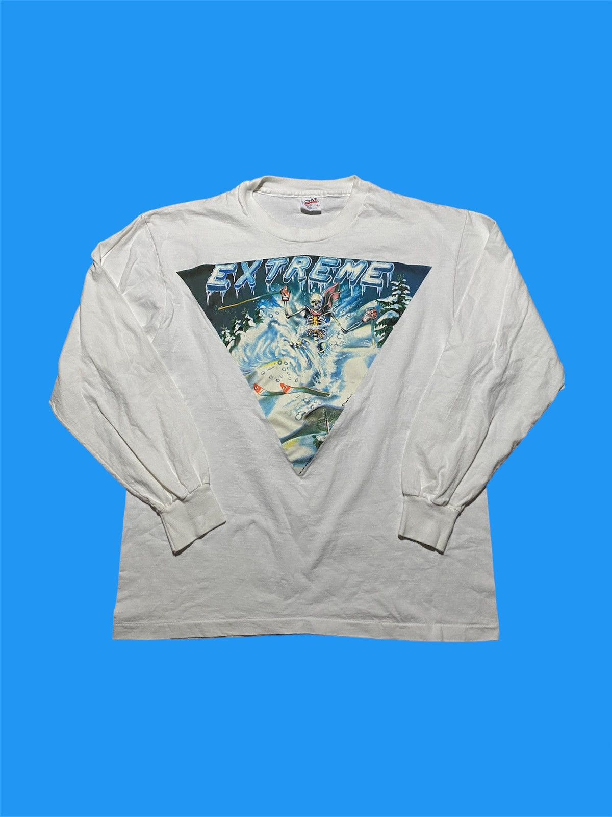Vintage Vintage 1992 Grateful Dead Winter Ski Skull longsleeve Size US L / EU 52-54 / 3 - 1 Thumbnail