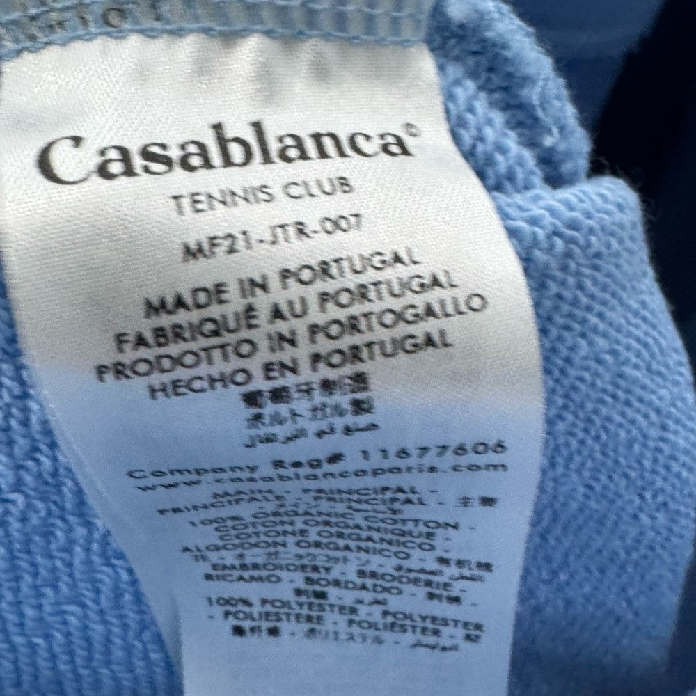 Casablanca Casablanca Tennis Club Sweatpants Sky Blue Men’s Size Large Size US 36 / EU 52 - 5 Thumbnail