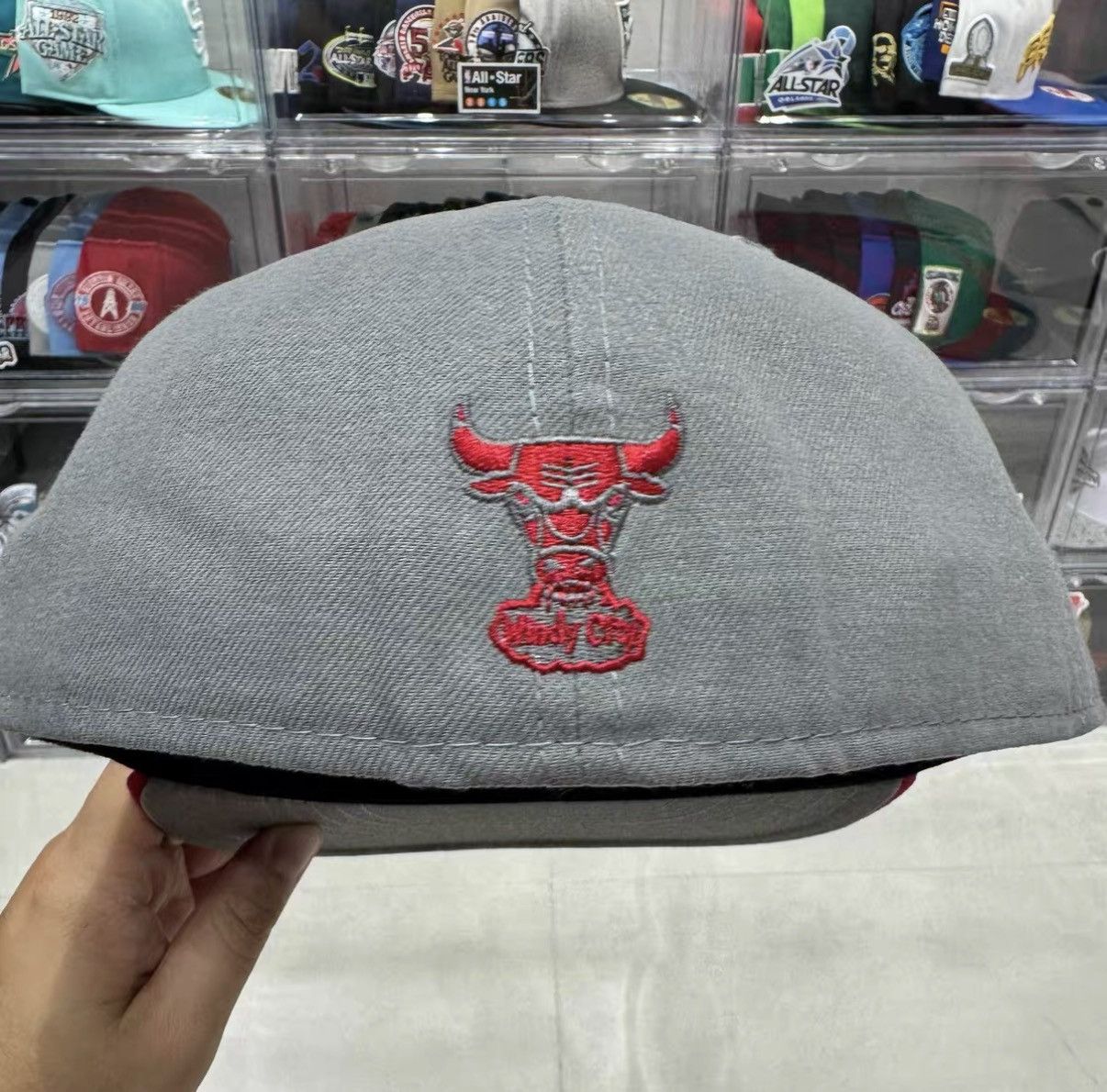 New Era New Era NBA Chicago Bulls flat brim baseball cap J32 Size ONE SIZE - 3 Thumbnail