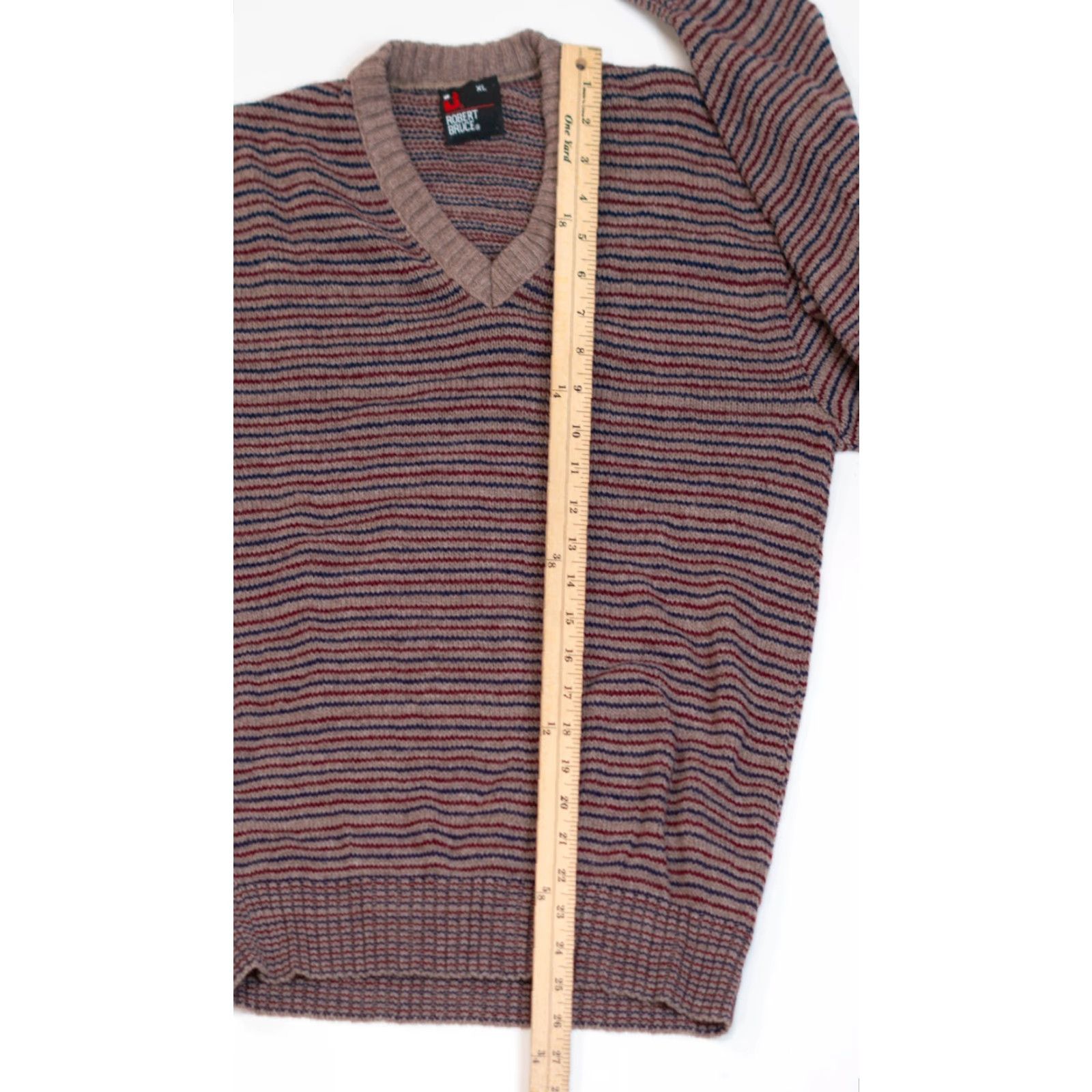 Vintage VINTAGE Robert Bruce Sweater Men’s XL Brown USA Pullover Golf 80s 90s Gramps Preppy Dad Vtg Grandpa VN Size US XL / EU 56 / 4 - 5 Thumbnail