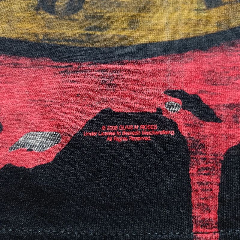 Guns N' Roses Vintage Y2K Guns N´ Roses Black Tshirt Band Tee Mens M 2008 Size US M / EU 48-50 / 2 - 5 Thumbnail