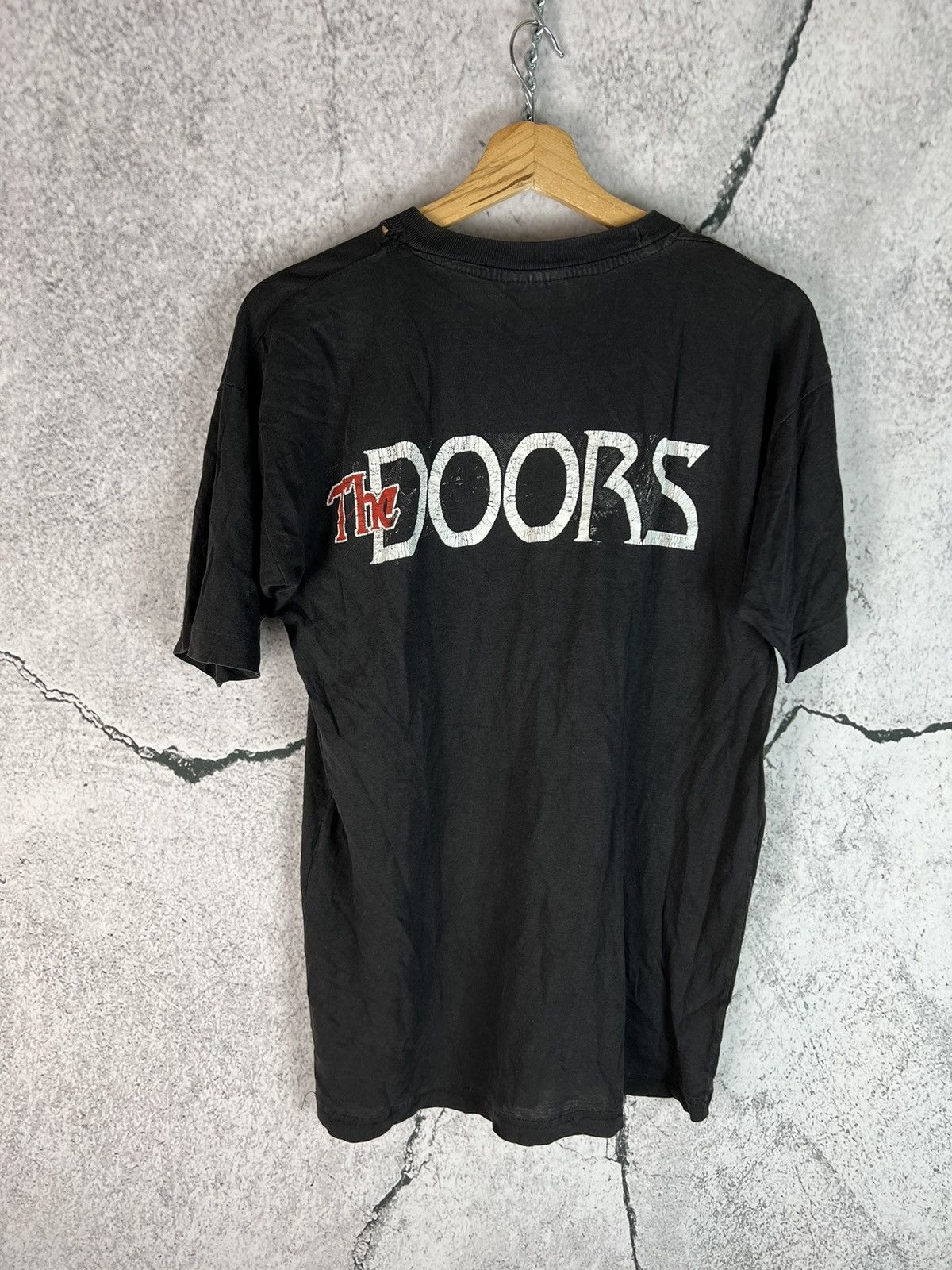 Band Tees VINTAGE 90s THE DOORS JIM MORRISON ROCK T-SHIRT TEE XL Size US XL / EU 56 / 4 - 2 Thumbnail