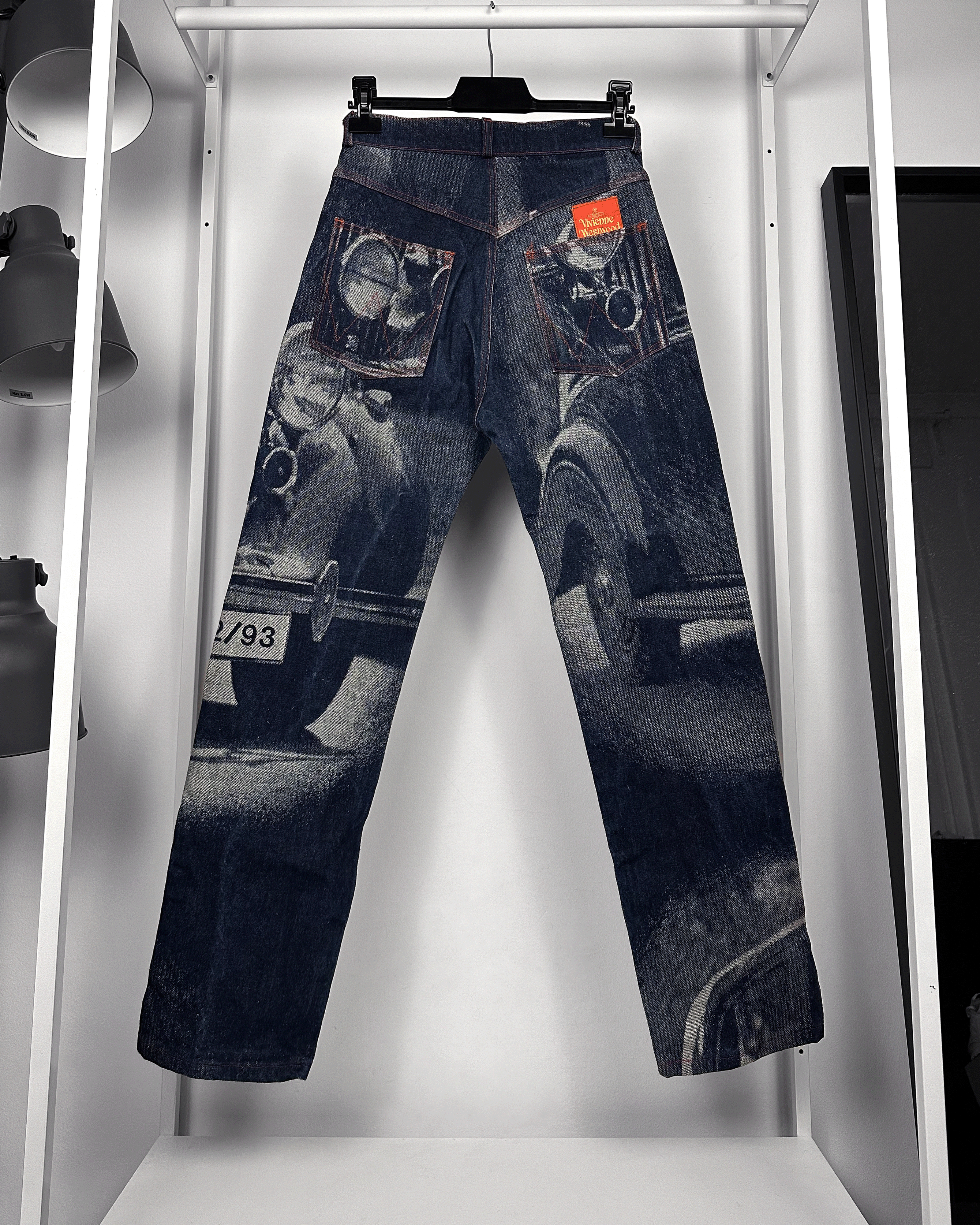 Vivienne Westwood Vivienne Westwood Rolls Royce Print Jeans Size US 30 / EU 46 - 2 Thumbnail