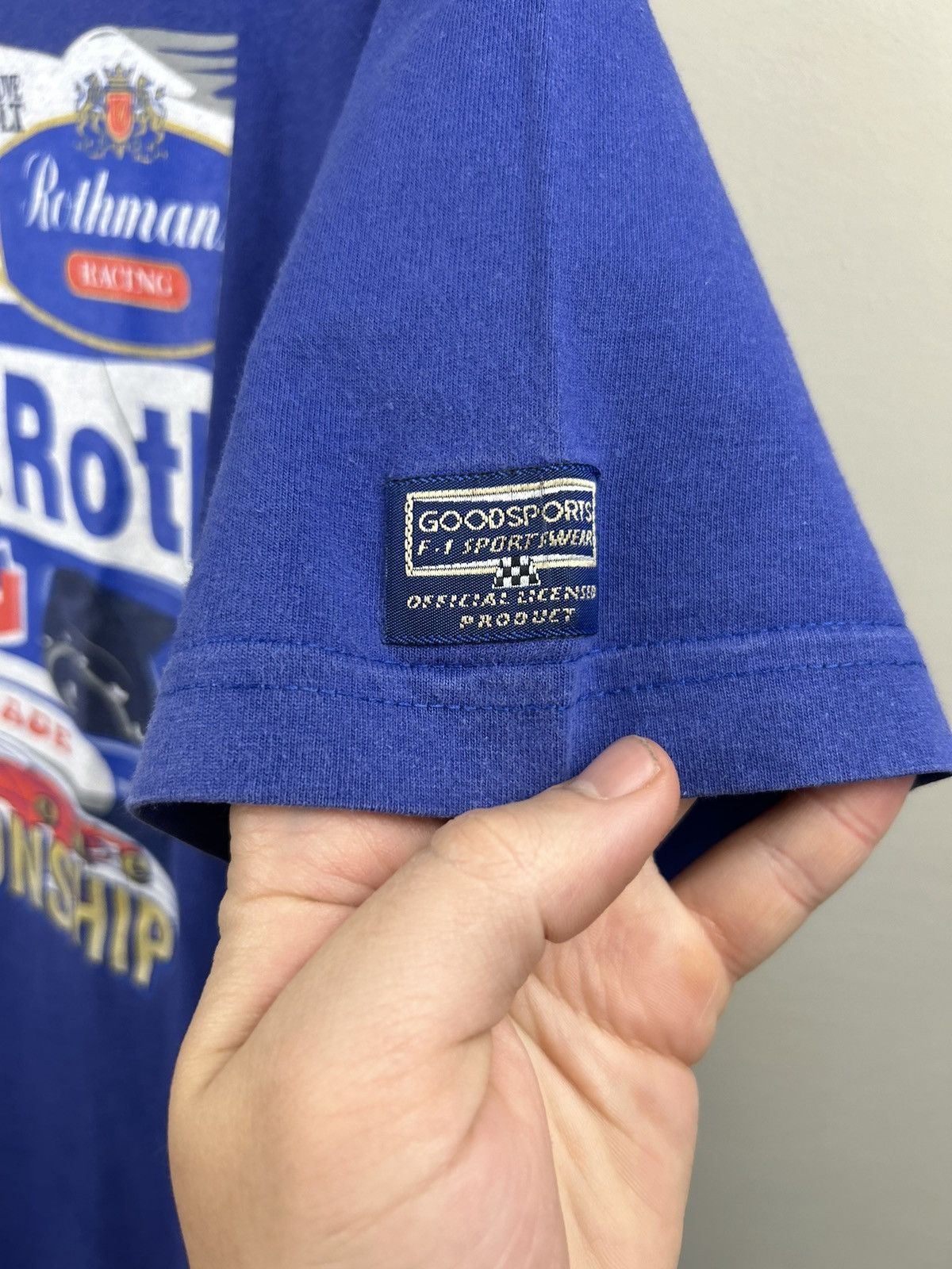 Vintage Vintage 90s Rothmans Williams Renault World Champions Tee Size US XL / EU 56 / 4 - 13 Thumbnail