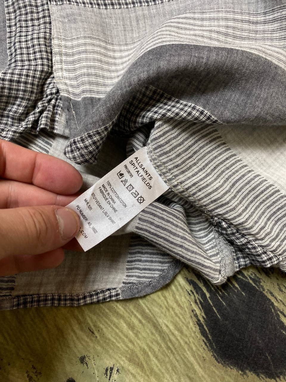 Allsaints Allsaints Shirt Button-up Long Sleeve Logo Size US XS / EU 42 / 0 - 3 Thumbnail