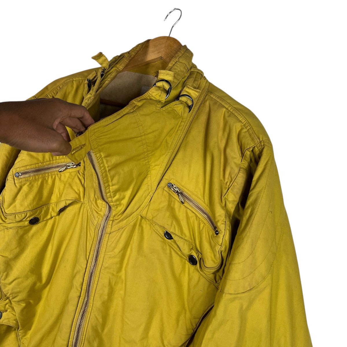 Le Grande Bleu (L.G.B.) 🔥 Scaramouche Kazu Bono Utility Pocket Bomber Jacket Size US L / EU 52-54 / 3 - 8 Thumbnail