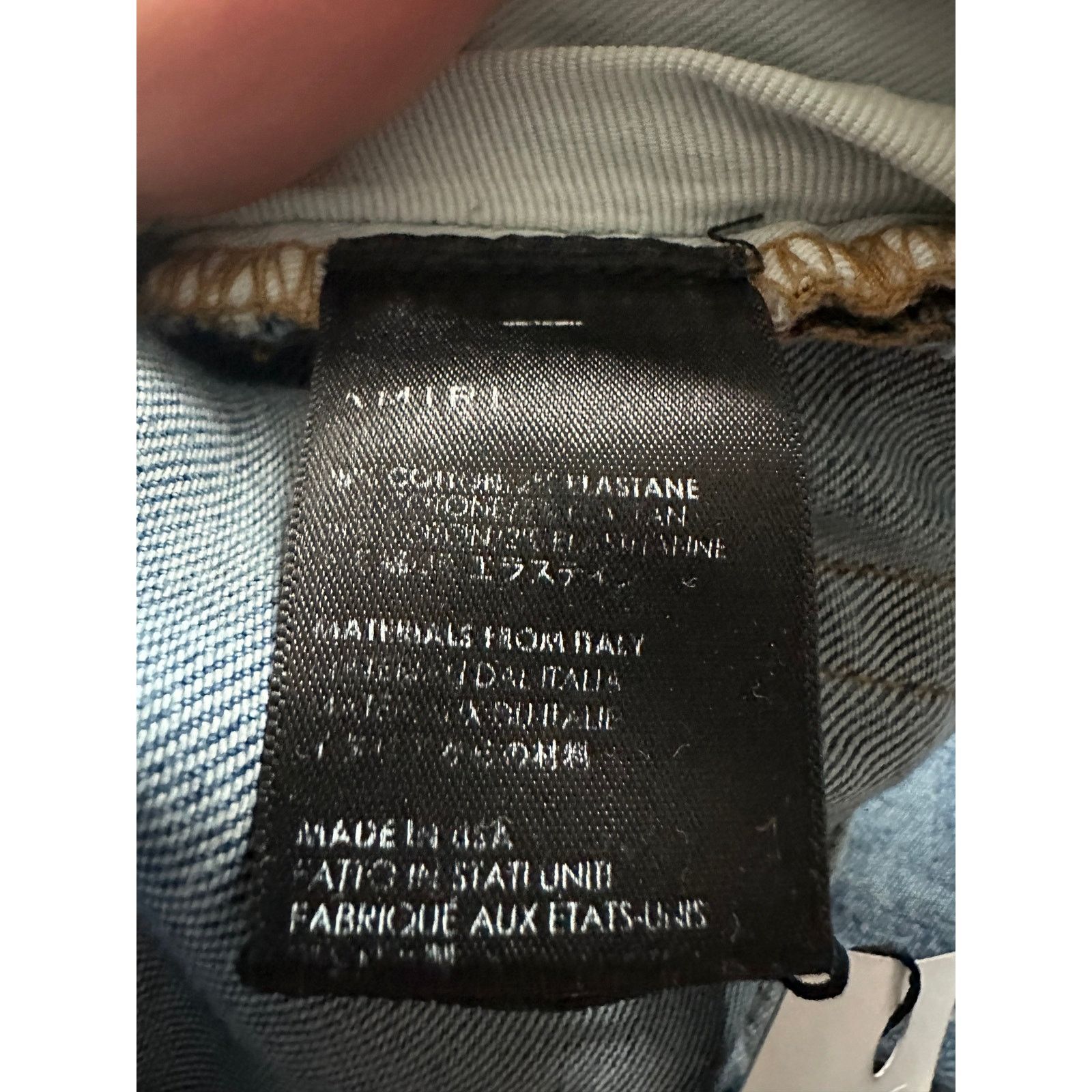 Amiri Amiri Splatter Thrasher Light Wash Used 30 Size US 30 / EU 46 - 4 Thumbnail