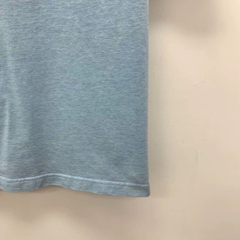 Balenciaga Balenciaga Blue logo monogrammed cotton crewneck T-shirt Size US L / EU 52-54 / 3 - 4 Thumbnail