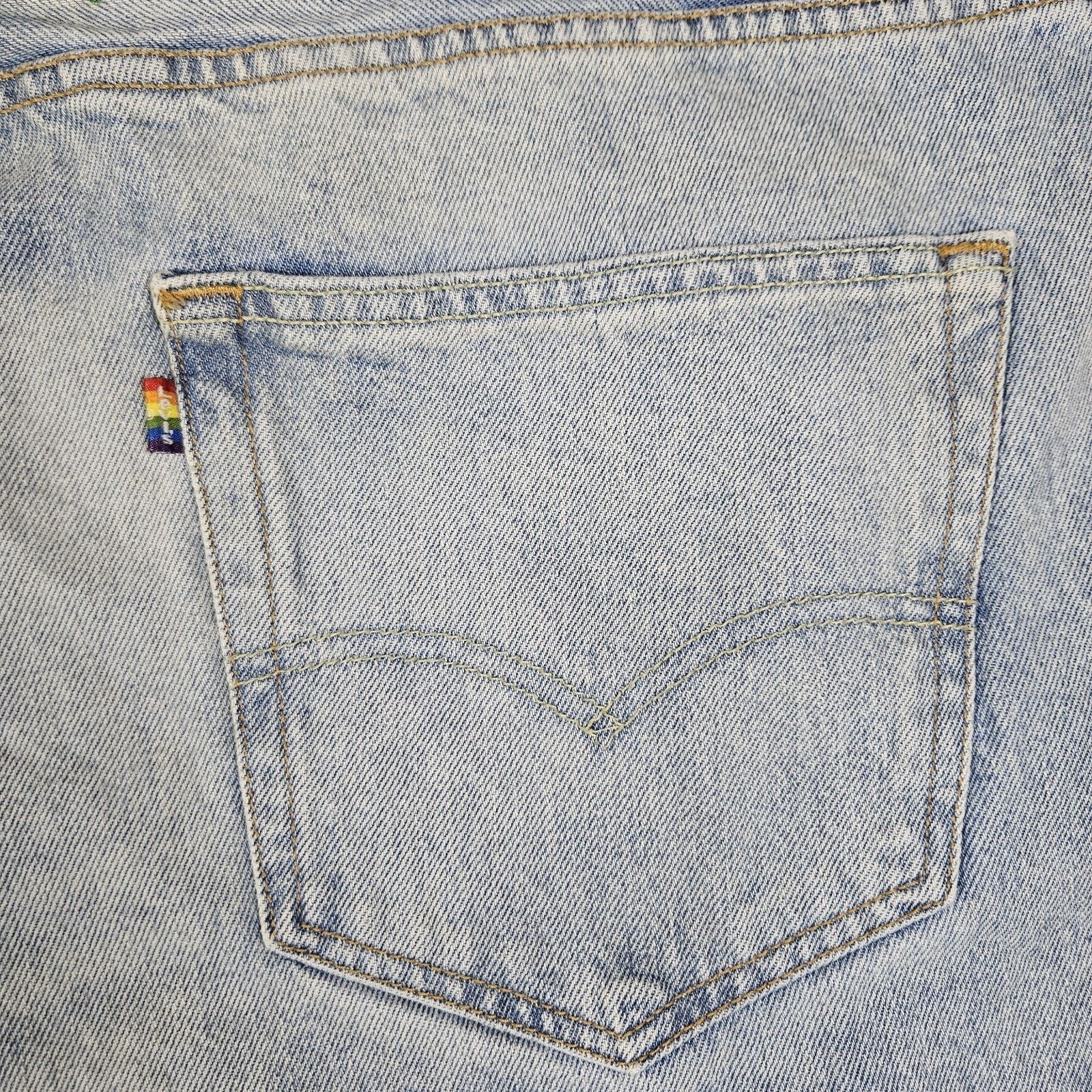 Levi's Levis 501 Pride Jean Cutoff Shorts Denim Size 42" / US 20 - 13 Thumbnail