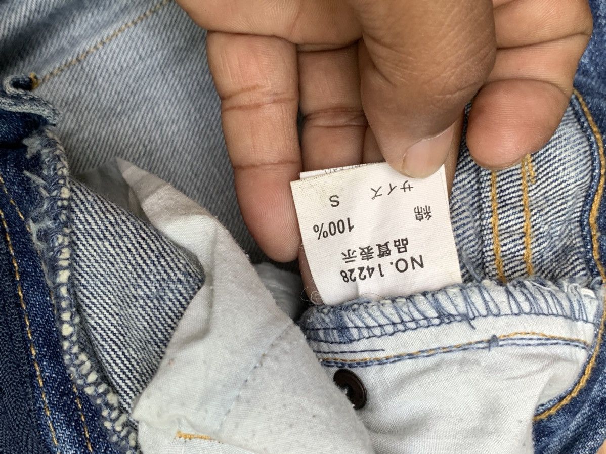 Beauty Beast × If Six Was Nine × Japanese Brand Bit Blue Distressed Multizipper Denim Pants Size US 28 / EU 44 - 24 Thumbnail