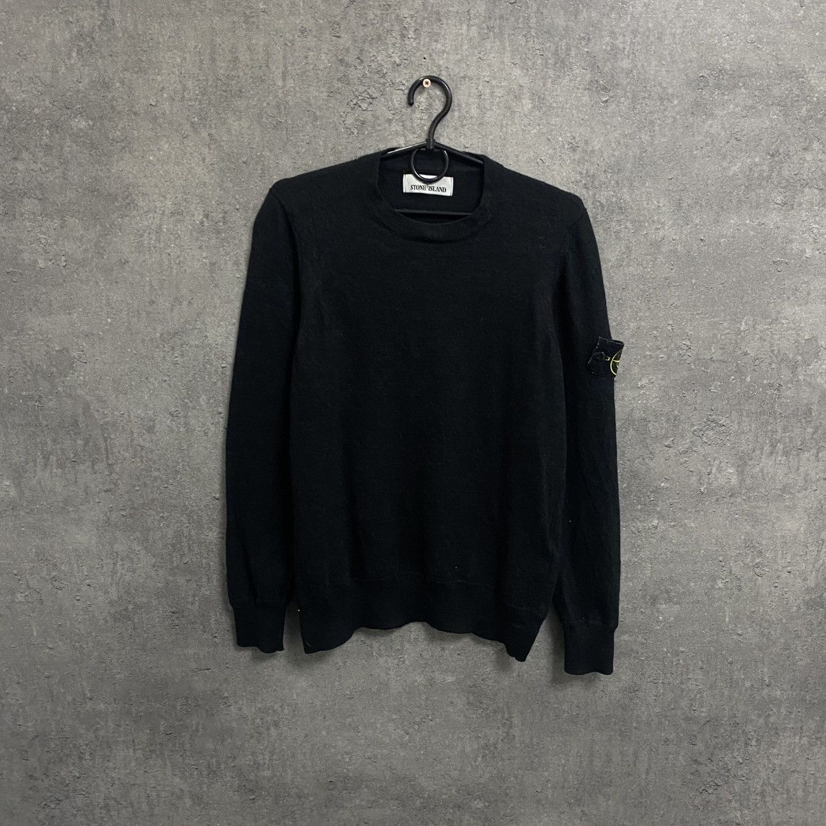 Vintage Stone Island Sweatshirt Wool Crew Neck Sweater