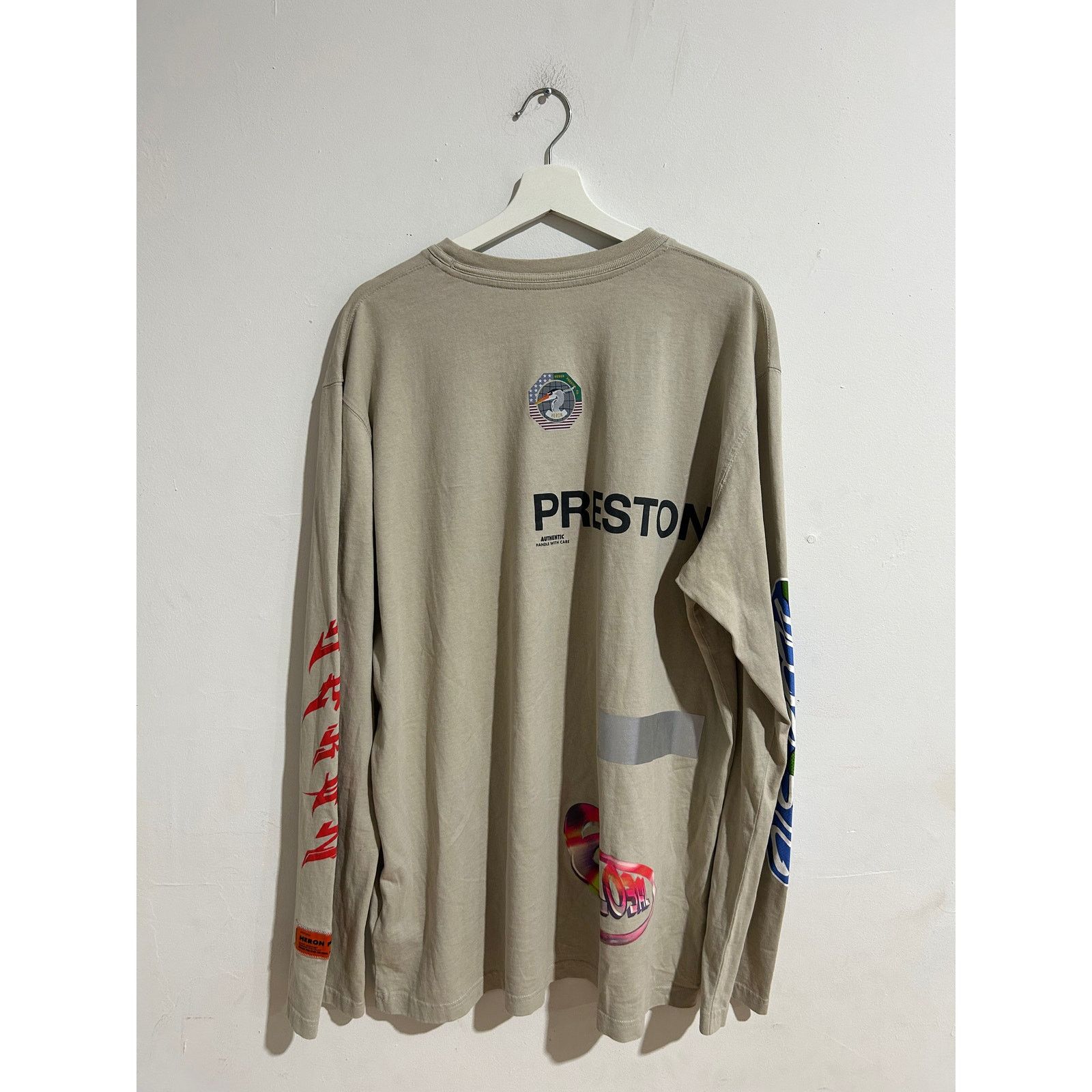 Heron Preston HERON PRESTON GLOBAL COLLAGE LS TEE SIZE LARGE Size US L / EU 52-54 / 3 - 2 Thumbnail