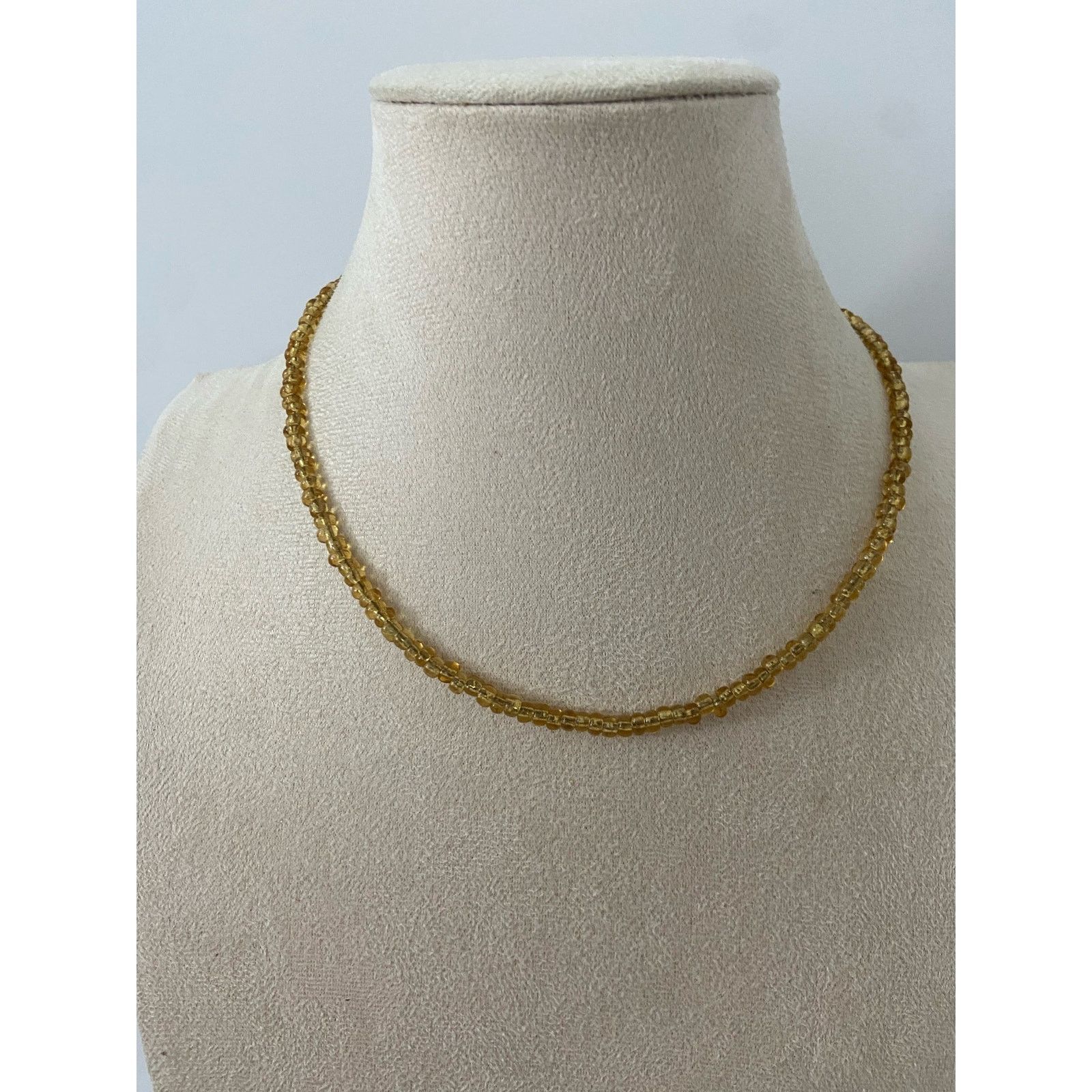 Handmade orange bead necklace Size ONE SIZE - 1 Thumbnail