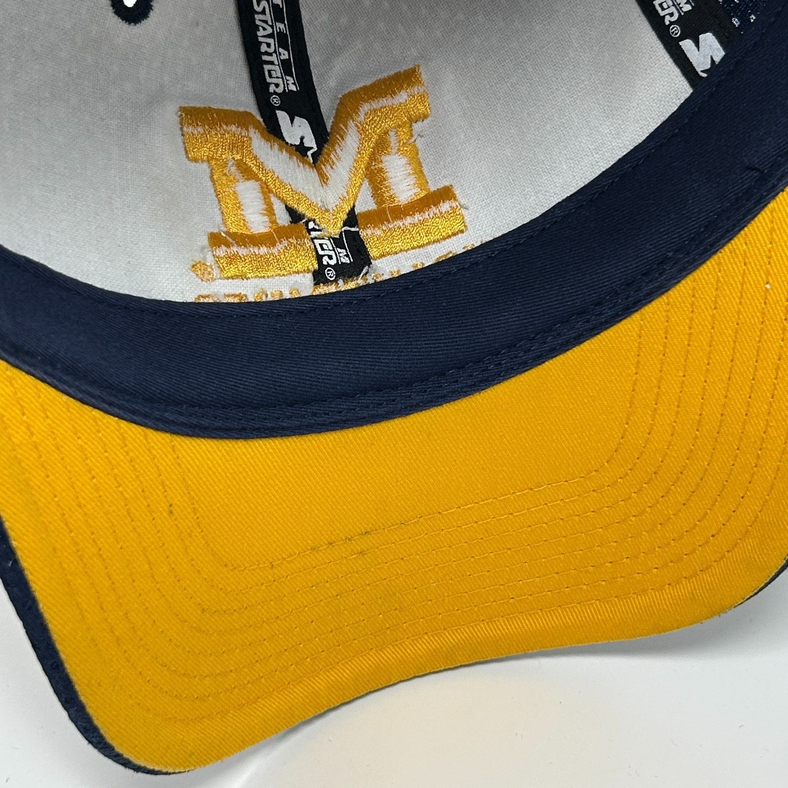 Starter Michigan Wolverines Hat Cap University Starter Strapback Size ONE SIZE - 5 Thumbnail