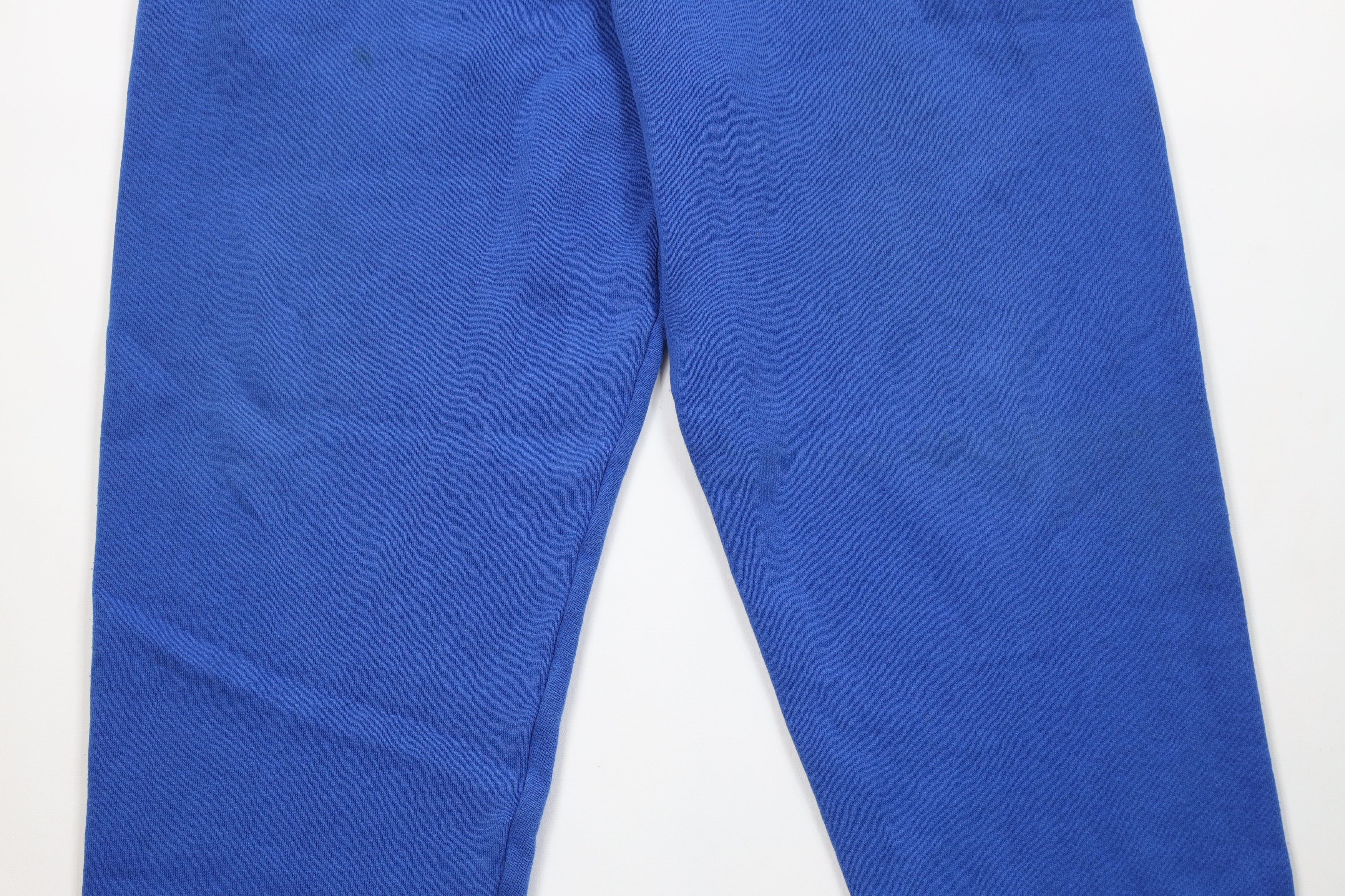 Vintage Vintage 90s Streetwear Cuffed Sweatpants Joggers Blue USA Size US 36 / EU 52 - 3 Thumbnail