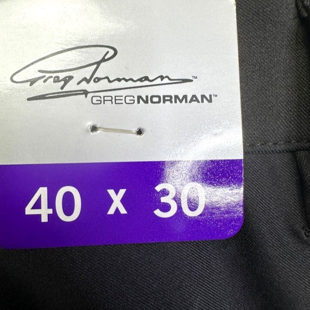 Vintage Greg Norman Chino Pants Mens 40X30 Black Athletic Flat Front Straight Fit Shirt Pants Mens 40x30 Black Golf Casual Shoes? Size US 40 / EU 56 - 3 Thumbnail