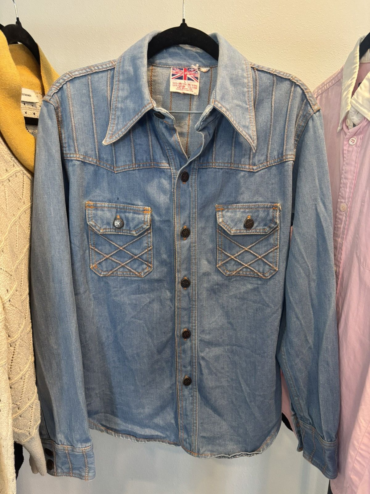 Japanese Brand Brittania Sportswear🏸 Denim Jacket Size US L / EU 52-54 / 3 - 4 Thumbnail