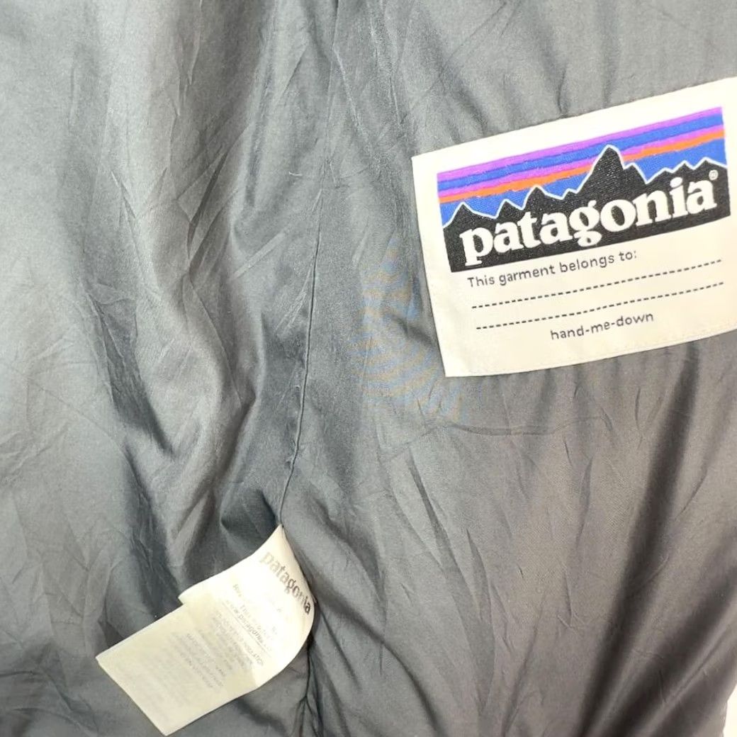 Patagonia Patagonia Girl's Down Parka Puffer Coat Hooded Sherpa Lined Quilted Black Sz M Size M / US 6-8 / IT 42-44 - 5 Thumbnail