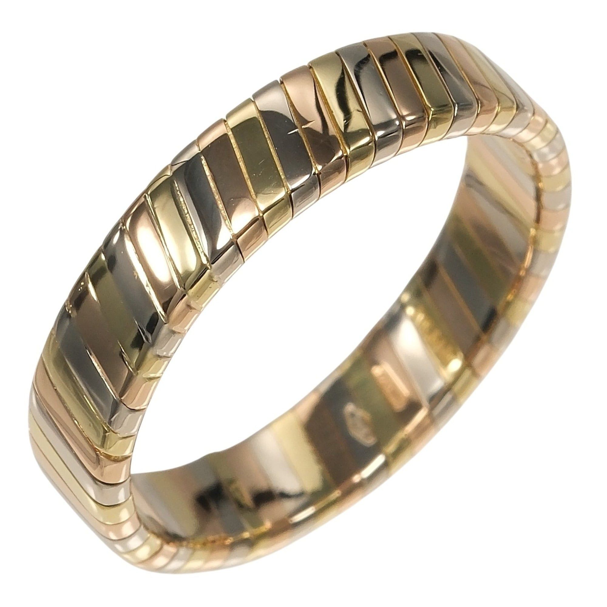 Bvlgari Bvlgari Bulgari Tubogas Ring, Size 17.5, 18K Gold (YG, PG, WG), Approx. 6.55g. Size ONE SIZE - 1 Thumbnail