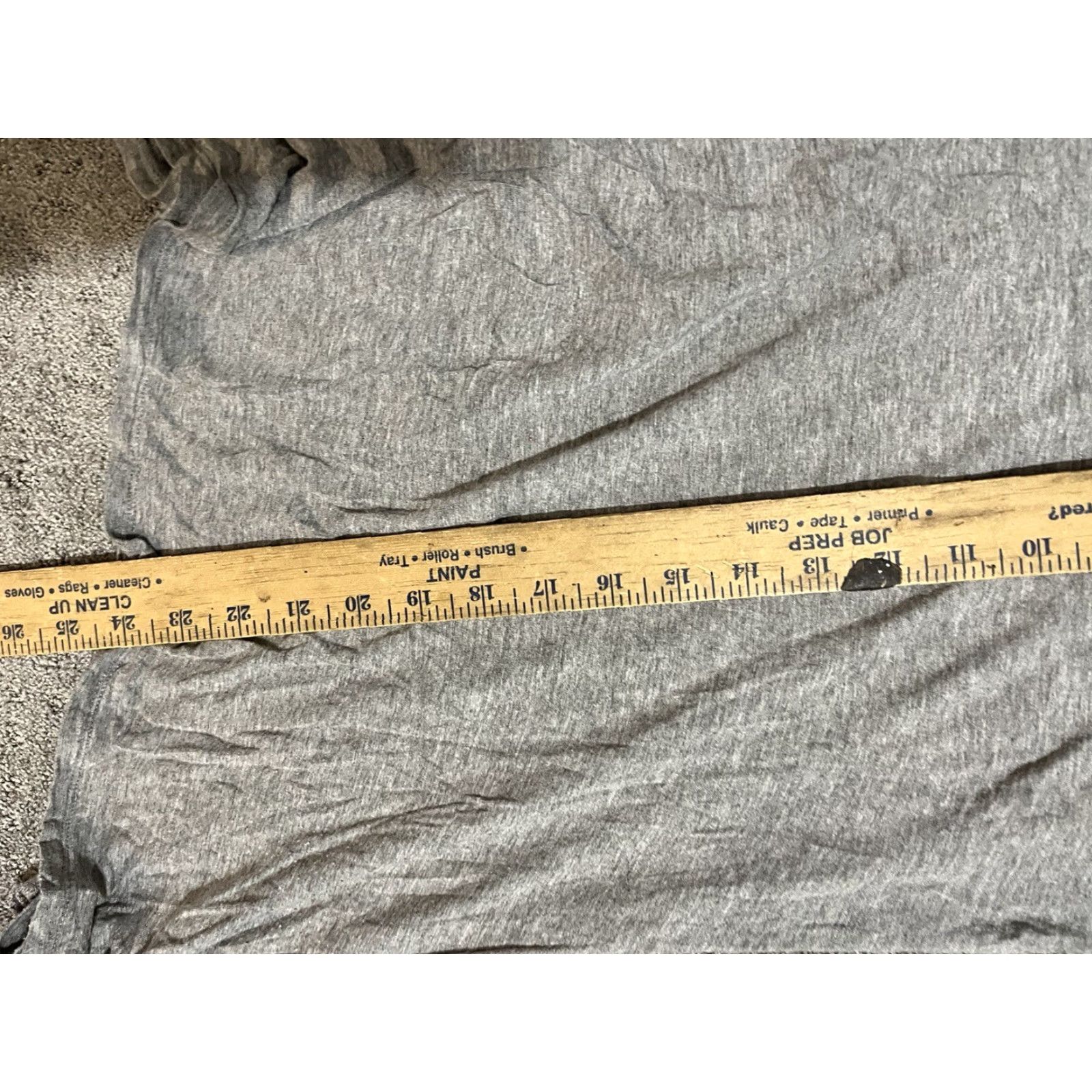 Bcbgmaxazria BCBGMAXAZRIA Shirt Womens M Gray Leather Sleeves Casual Long Sleeve Soft Knit T-Shirt Fashion Basics Size M / US 6-8 / IT 42-44 - 5 Thumbnail