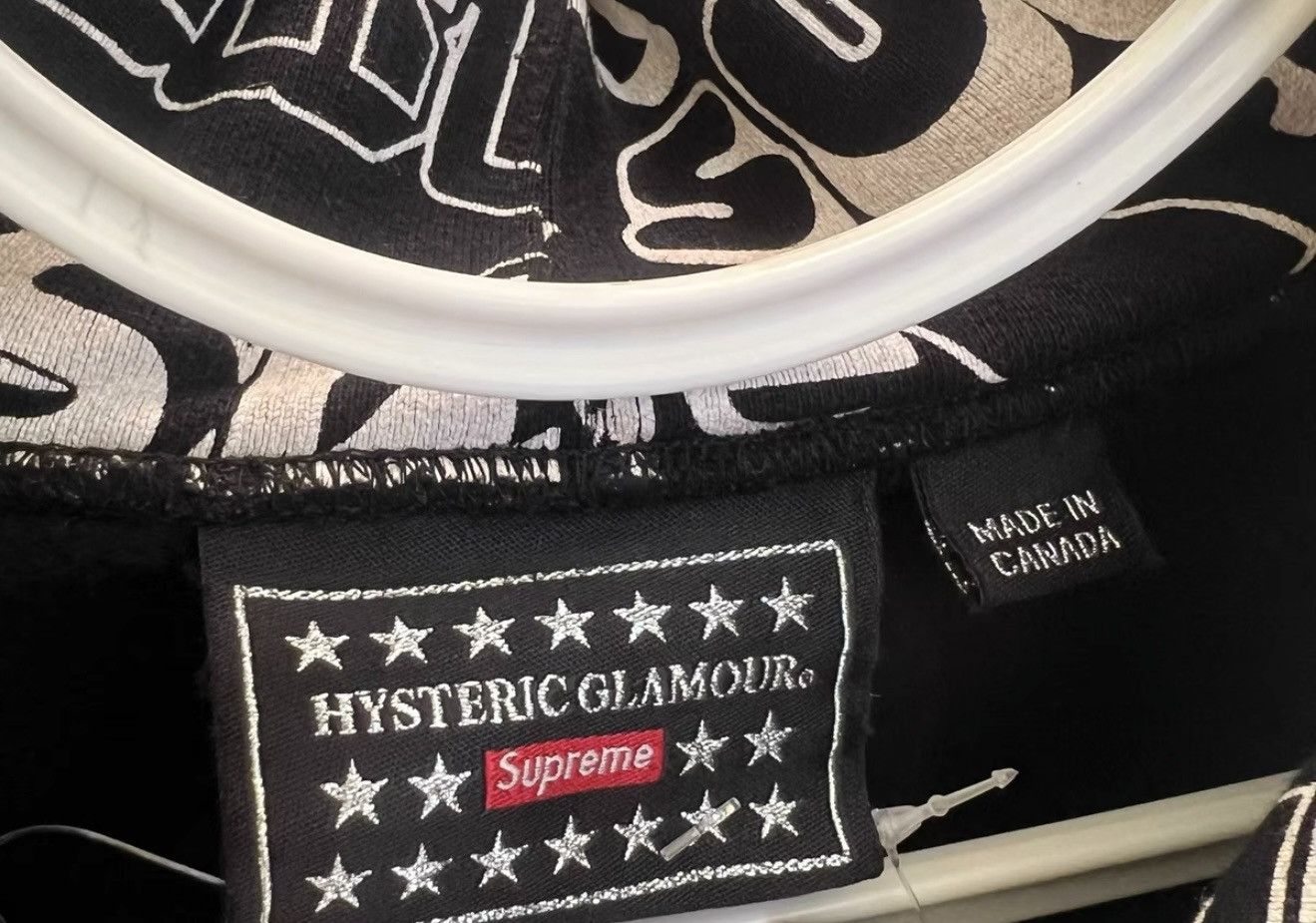 Supreme Supreme hysteric Glamour text hooded hoodie sweatershirt Size US M / EU 48-50 / 2 - 3 Thumbnail