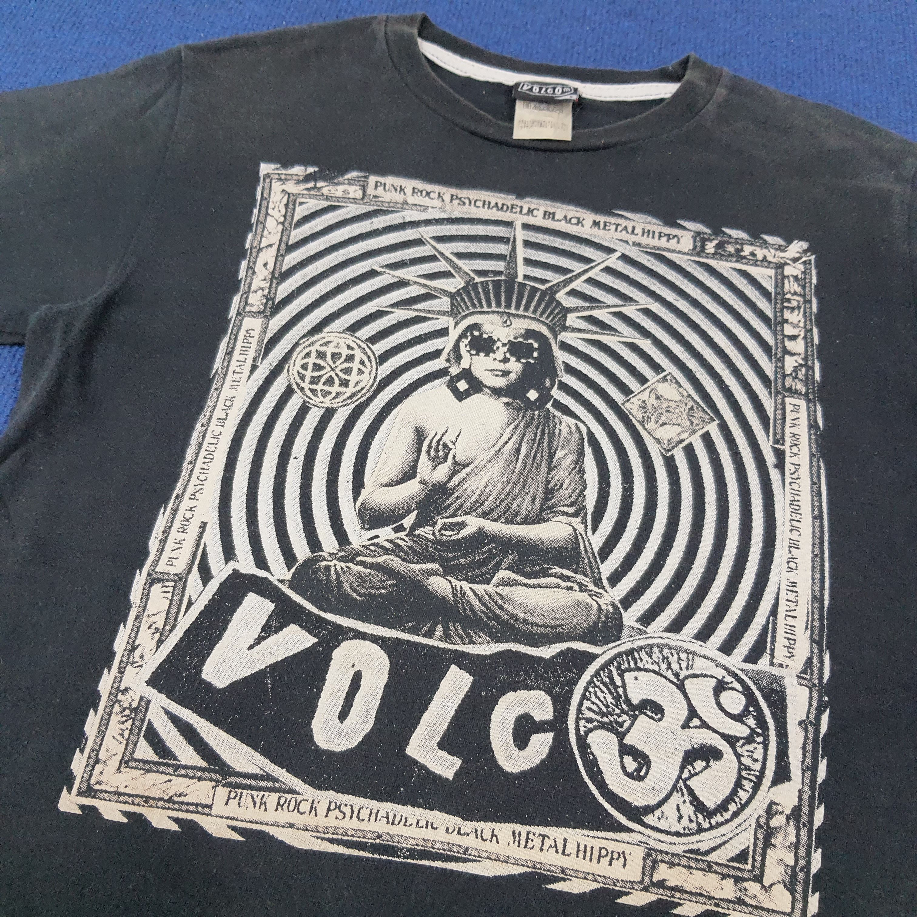 Vintage × Volcom Vintage Volcom Punk Rock Psychadelic Black Metal Hippy Tee Size US S / EU 44-46 / 1 - 2 Thumbnail