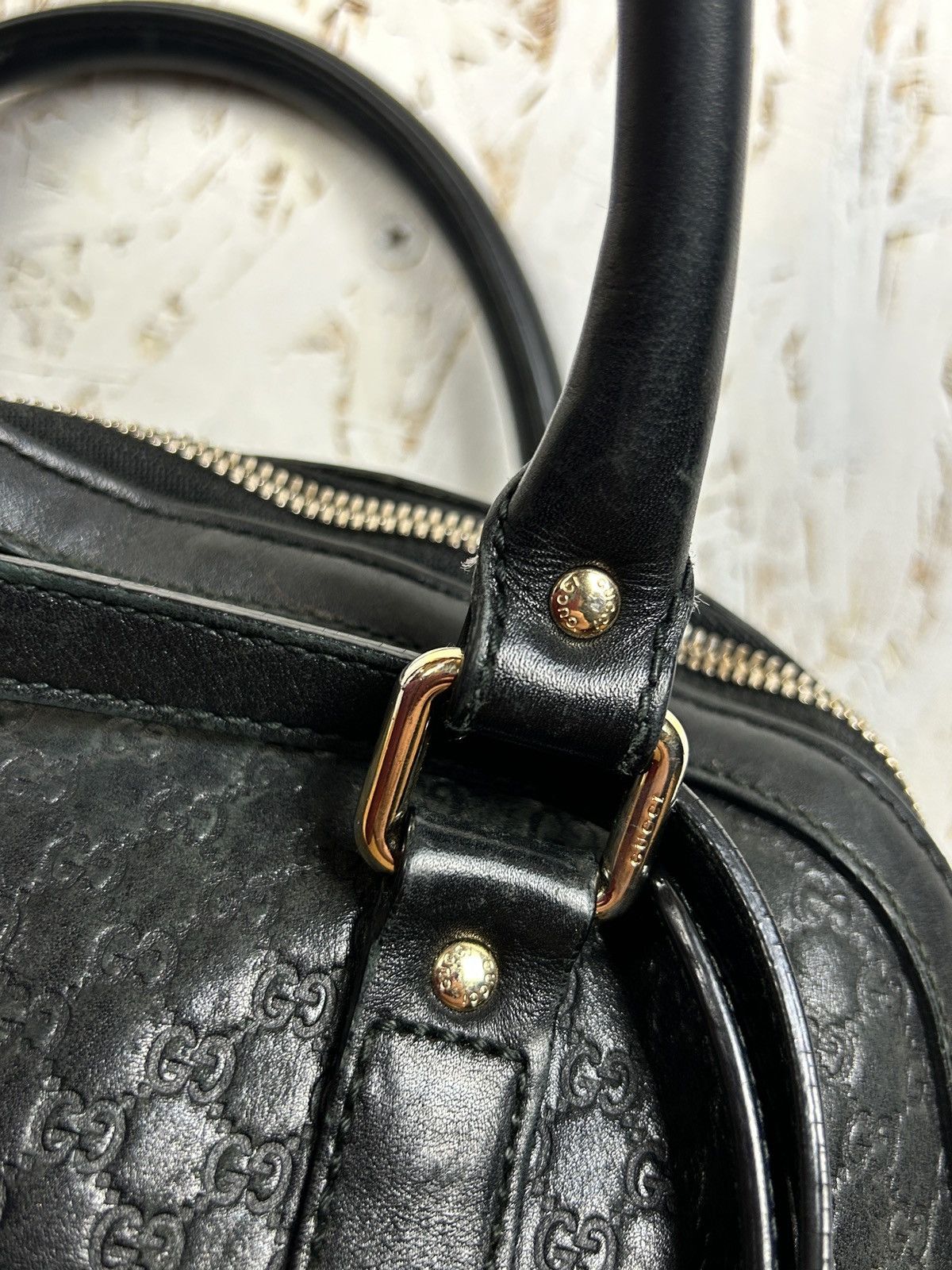 Gucci Gucci GG Micro Guccissima Leather Handbag 449663 Size ONE SIZE - 3 Thumbnail