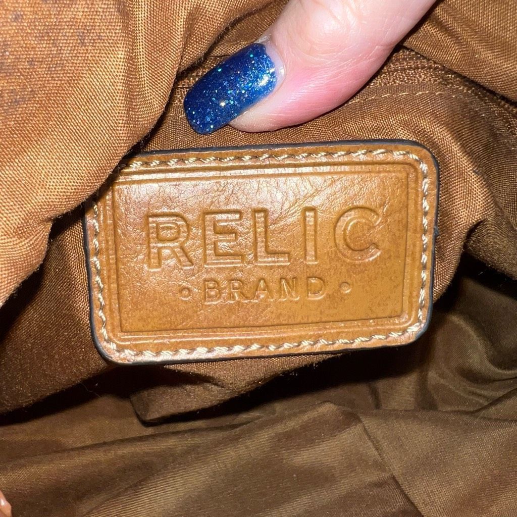 Relic Relic Colorful Mosaic Braided Handles Faux Leather Shoulder Bag Size ONE SIZE - 14 Thumbnail